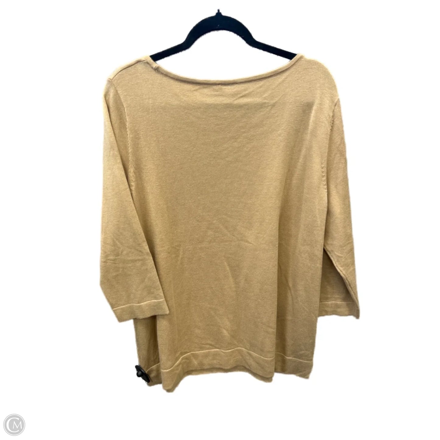 Sweater By Talbots In Brown, Size: 3x