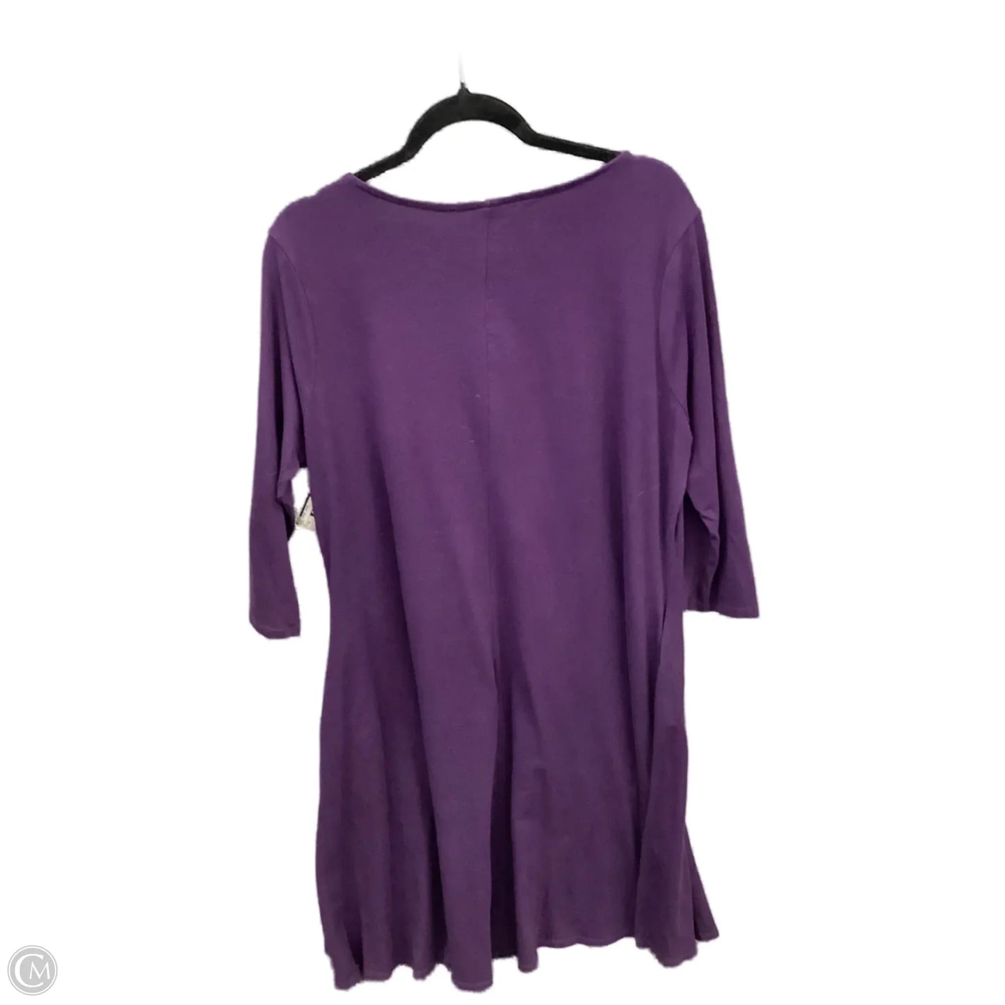 Dress Casual Short By Zenana In Purple, Size: 3x
