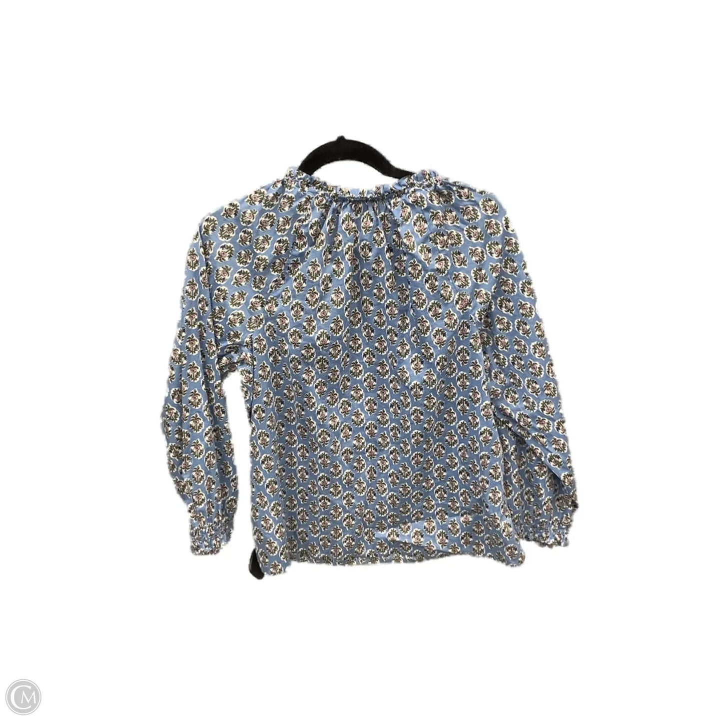 Top Long Sleeve By J. Crew In Blue, Size: S
