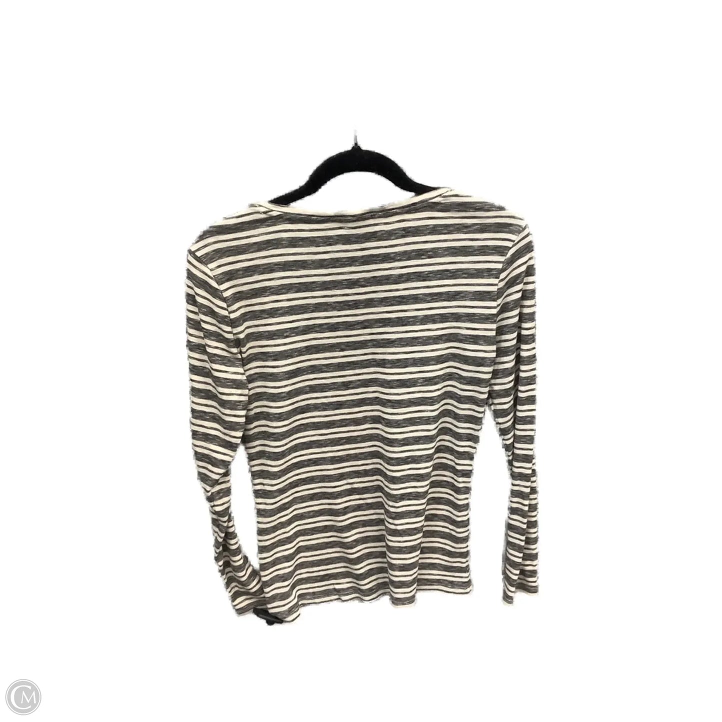 Top Long Sleeve By L.l. Bean In Striped Pattern, Size: S