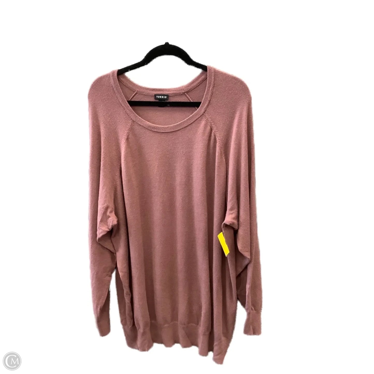 Sweater By Torrid In Pink, Size: 3x