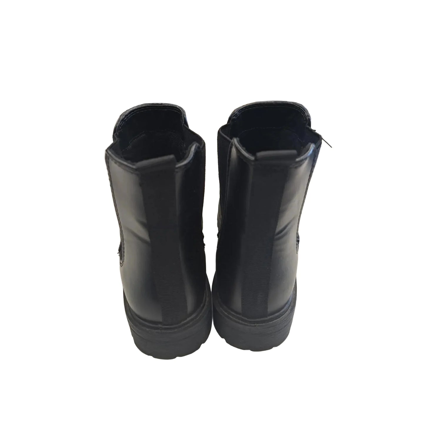 Boots Ankle Flats By Soda In Black, Size: 8.5