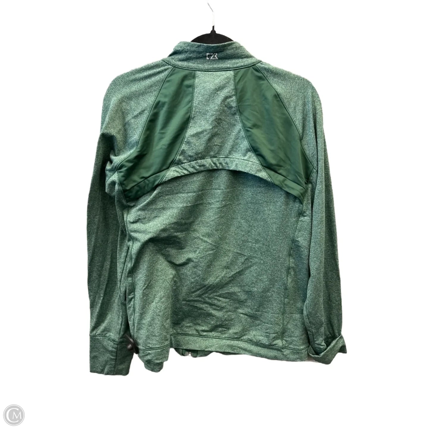 Athletic Jacket By Cutter And Buck In Green, Size: Xxl