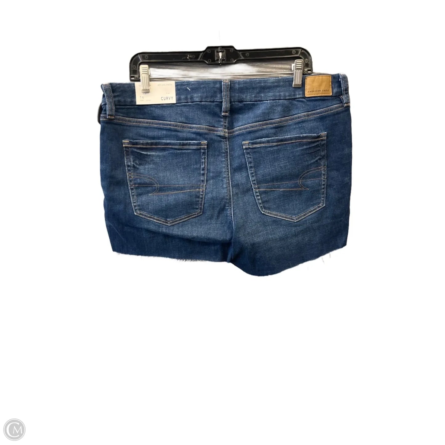 Shorts By American Eagle In Blue Denim, Size: 16