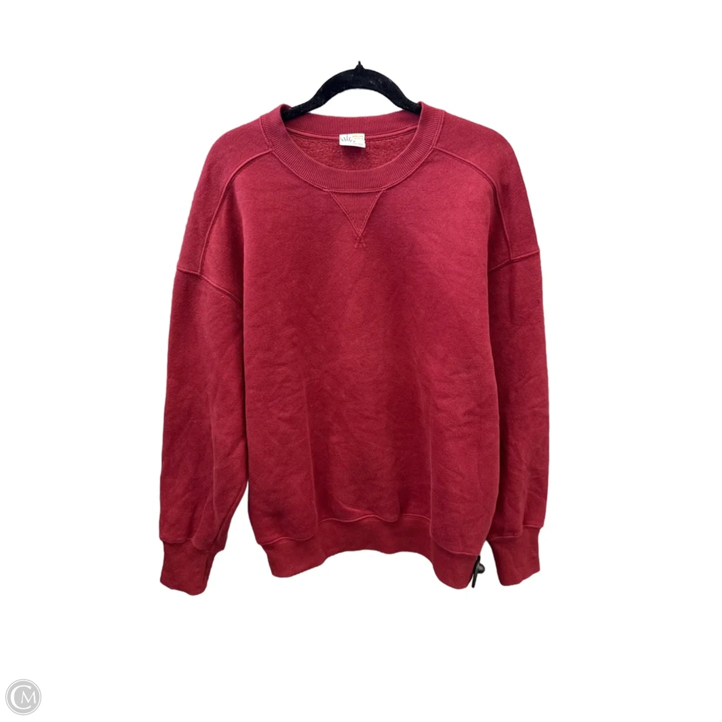Sweatshirt Crewneck By Aerie In Red, Size: S