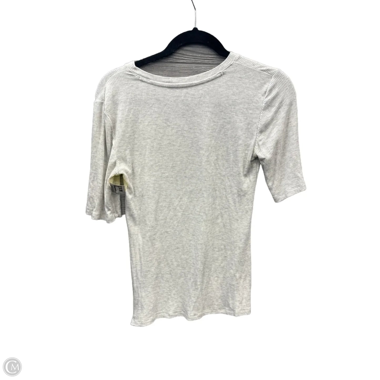 Top Short Sleeve By Nine West In Grey, Size: S