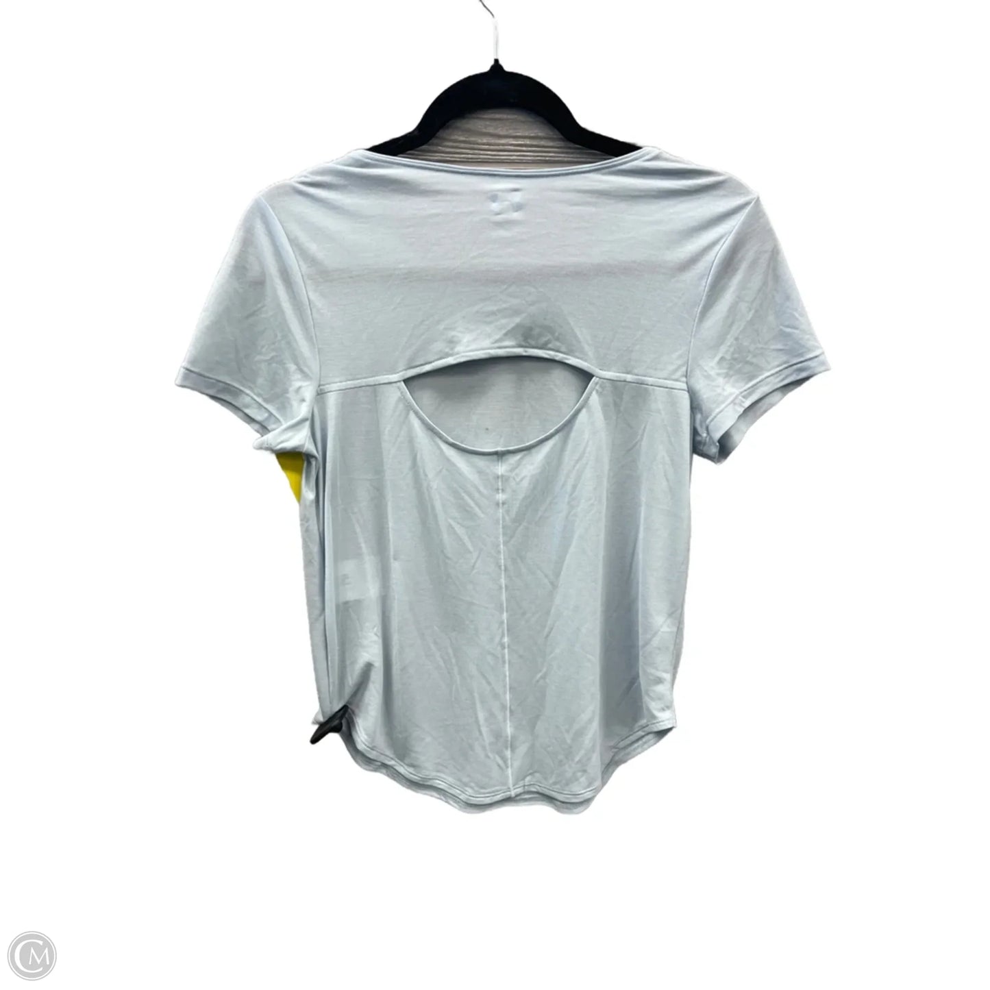 Athletic Top Short Sleeve By Under Armour In Blue, Size: Xs