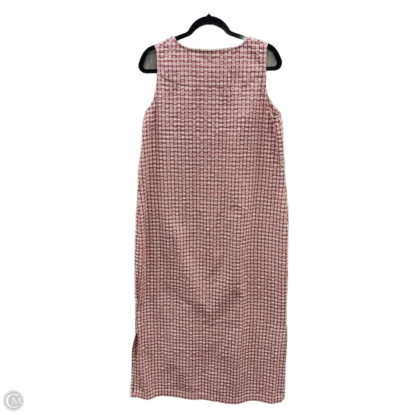 Dress Casual Maxi By Garnet Hill In Plaid Pattern, Size: Xl