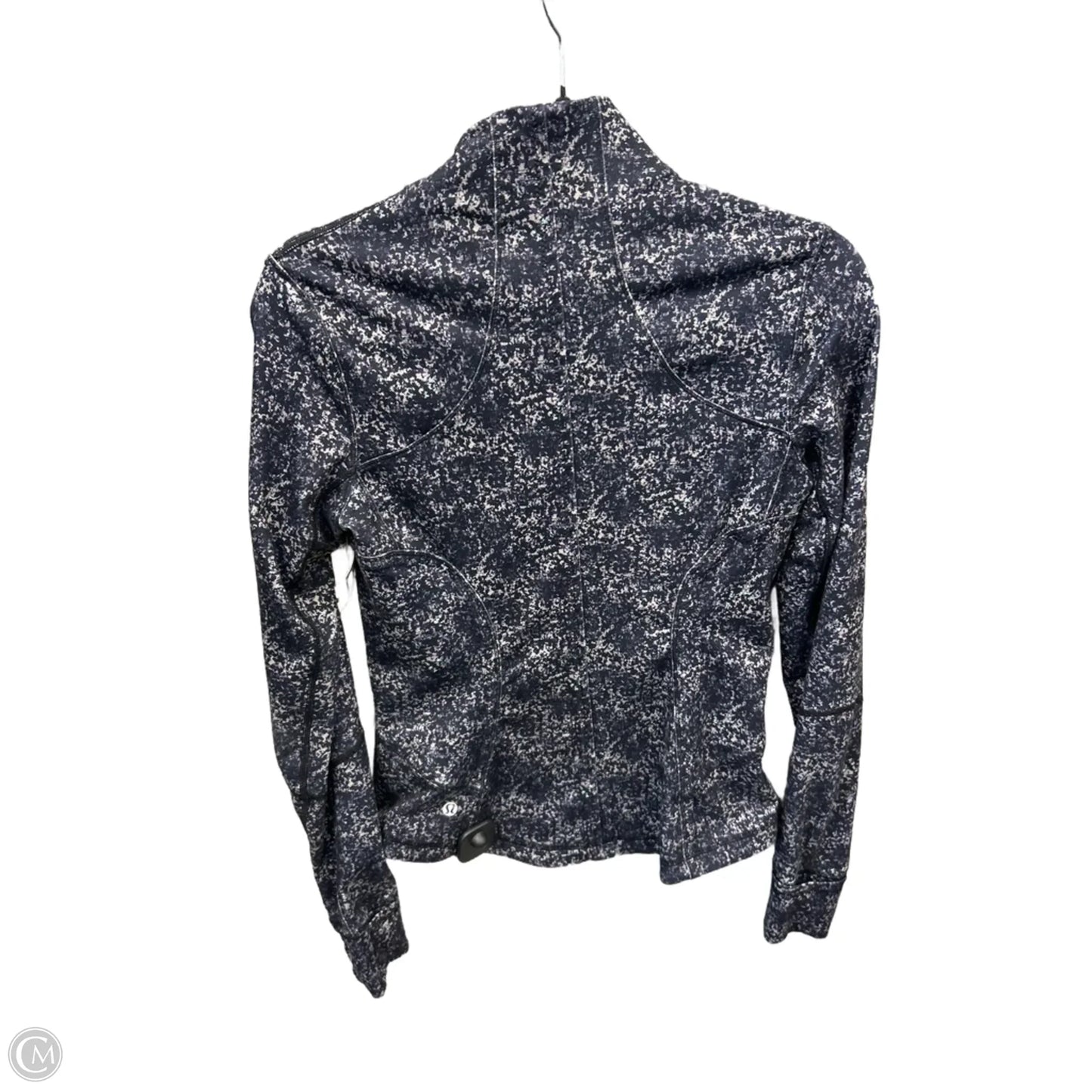 Athletic Jacket By Lululemon In Black, Size: 6