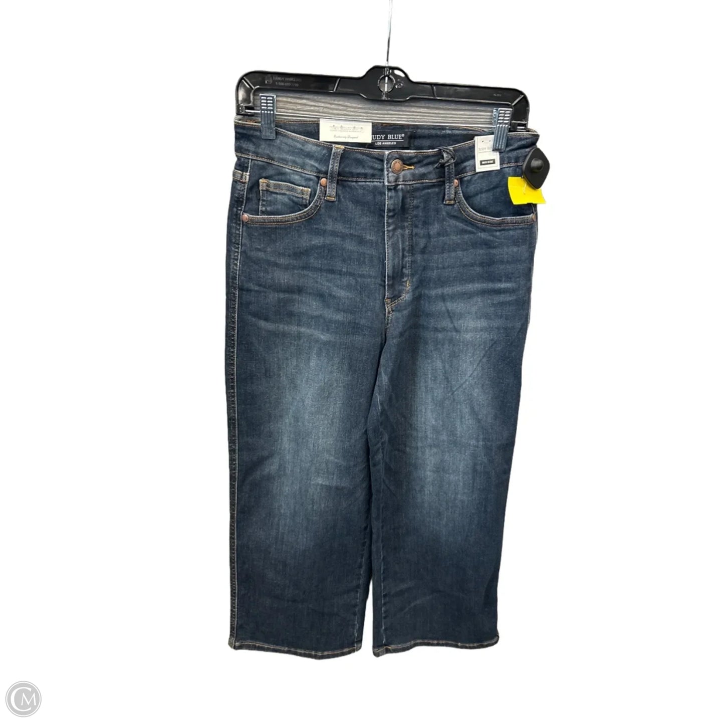 Jeans Cropped By Judy Blue In Blue Denim, Size: 8