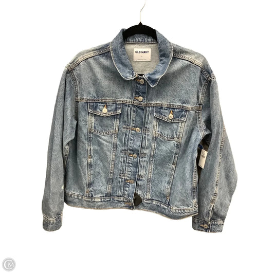 Jacket Denim By Old Navy In Blue Denim, Size: L