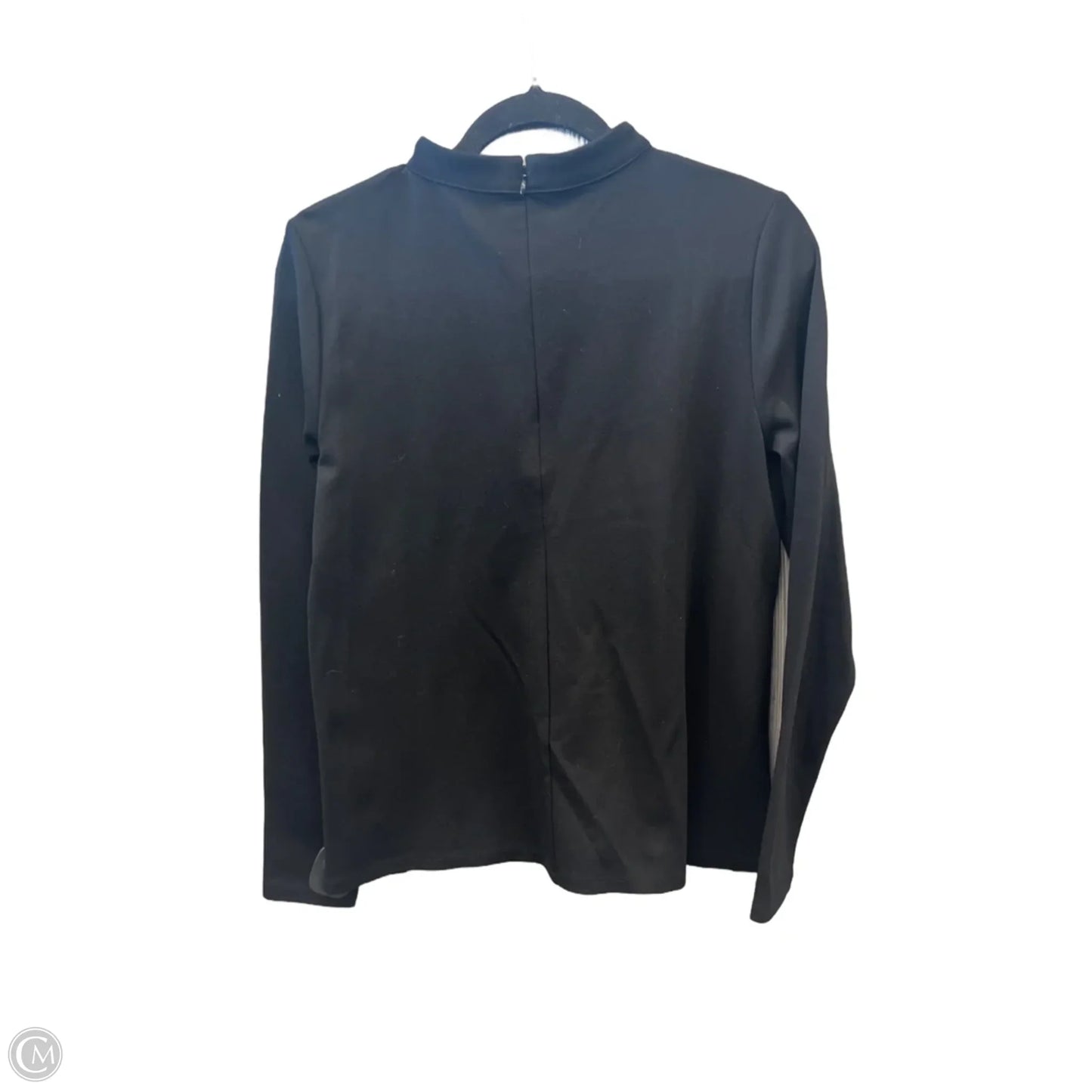 Top Long Sleeve By Ann Taylor In Black, Size: S