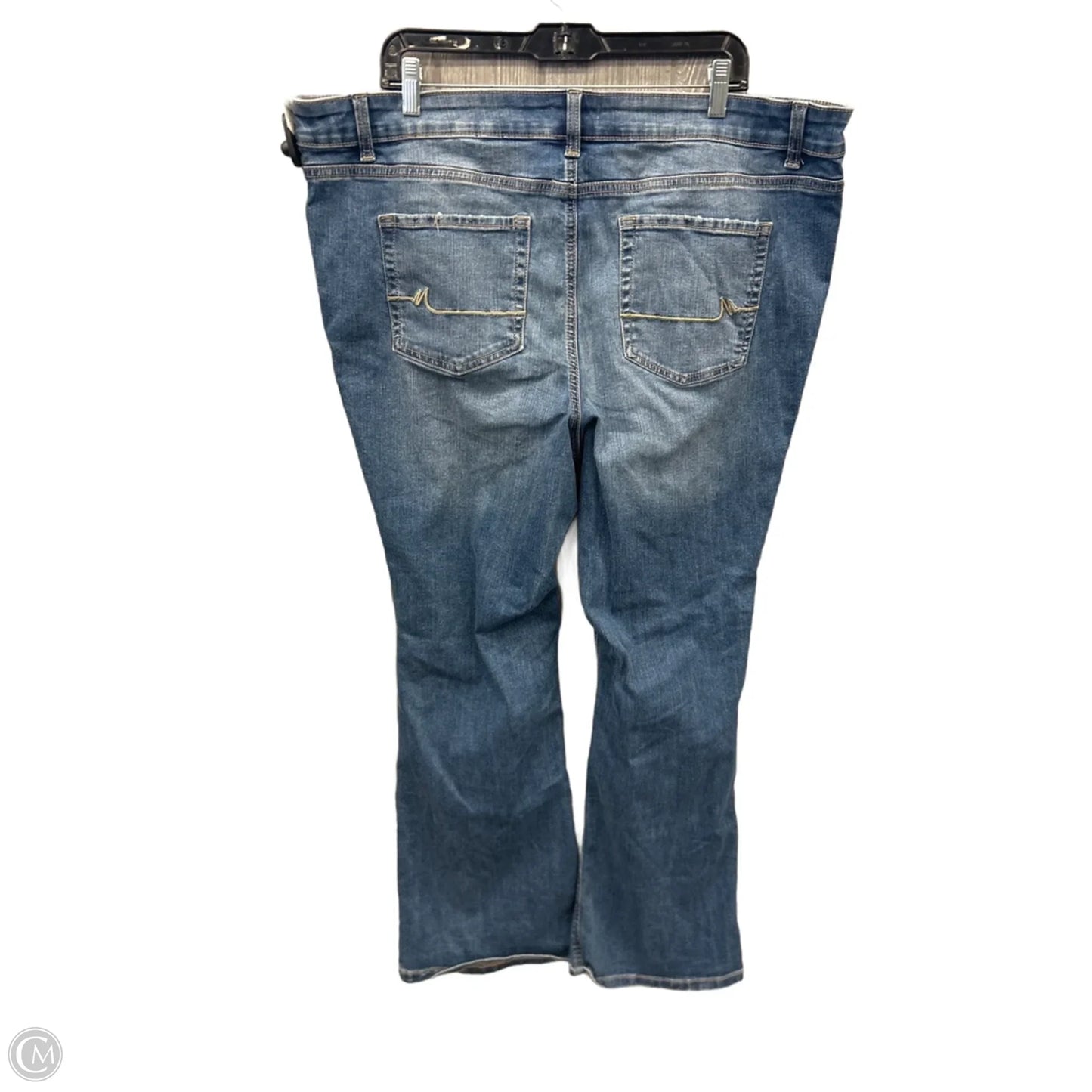 Jeans Boot Cut By Maurices In Blue Denim, Size: 18