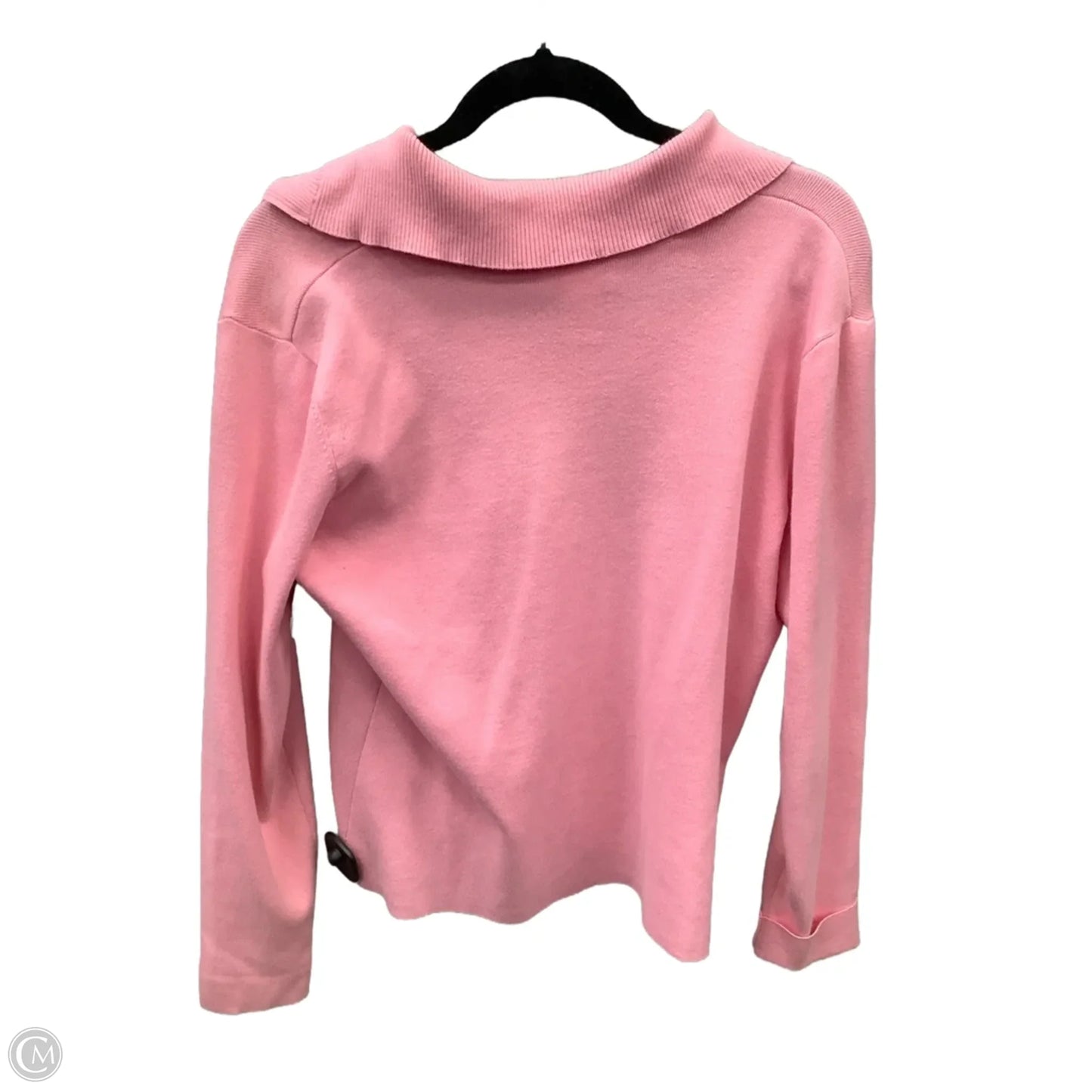 Sweater By Talbots In Pink, Size: L