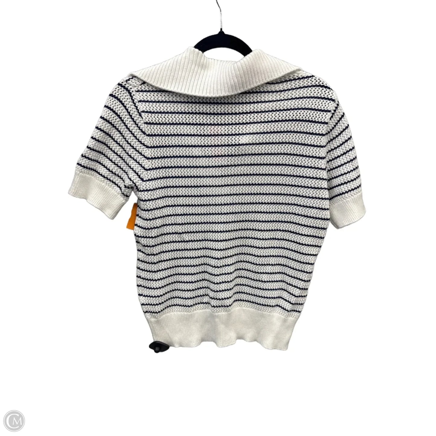 Sweater Short Sleeve By Vineyard Vines In Striped Pattern, Size: S