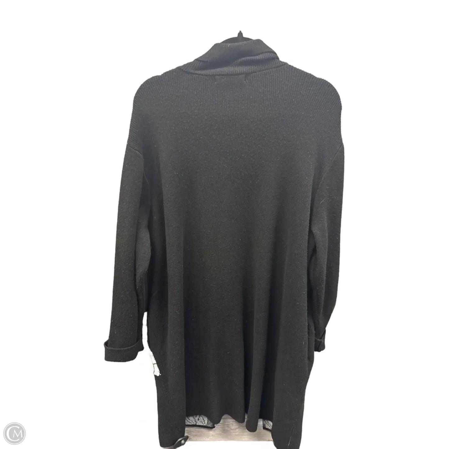 Sweater Cardigan By Liz Claiborne In Black, Size: Xxl