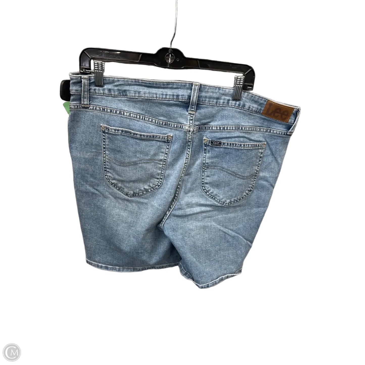 Shorts By Lee In Blue Denim, Size: 18