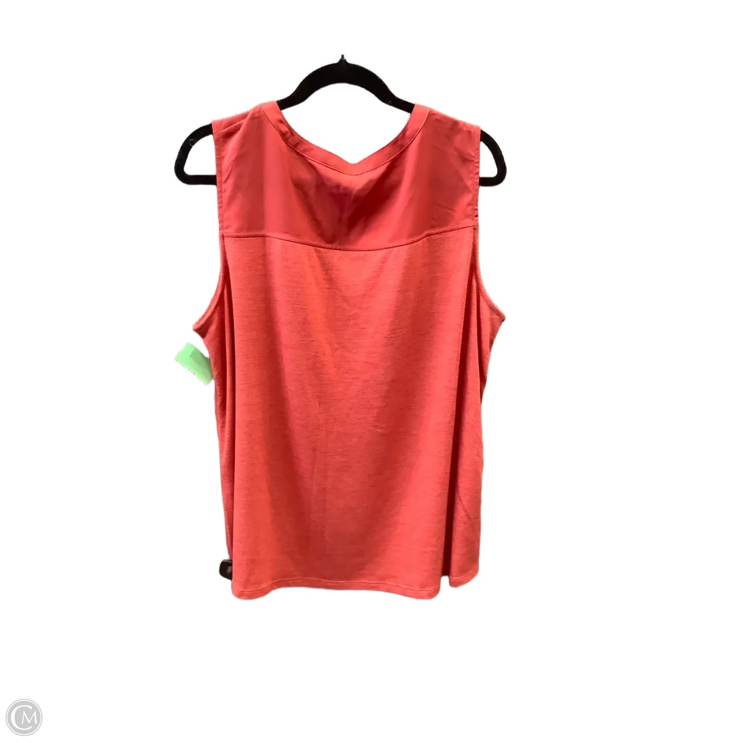 Top Sleeveless By 41 Hawthorn In Orange, Size: Xxl