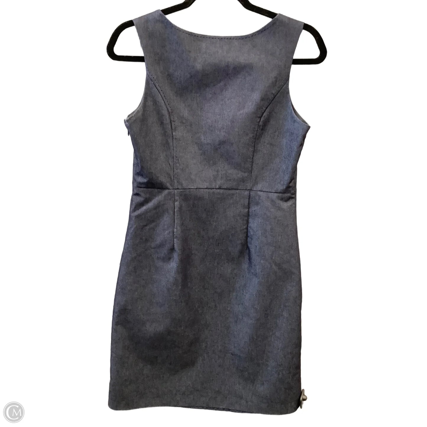 Dress Casual Midi By Merona In Blue Denim, Size: S