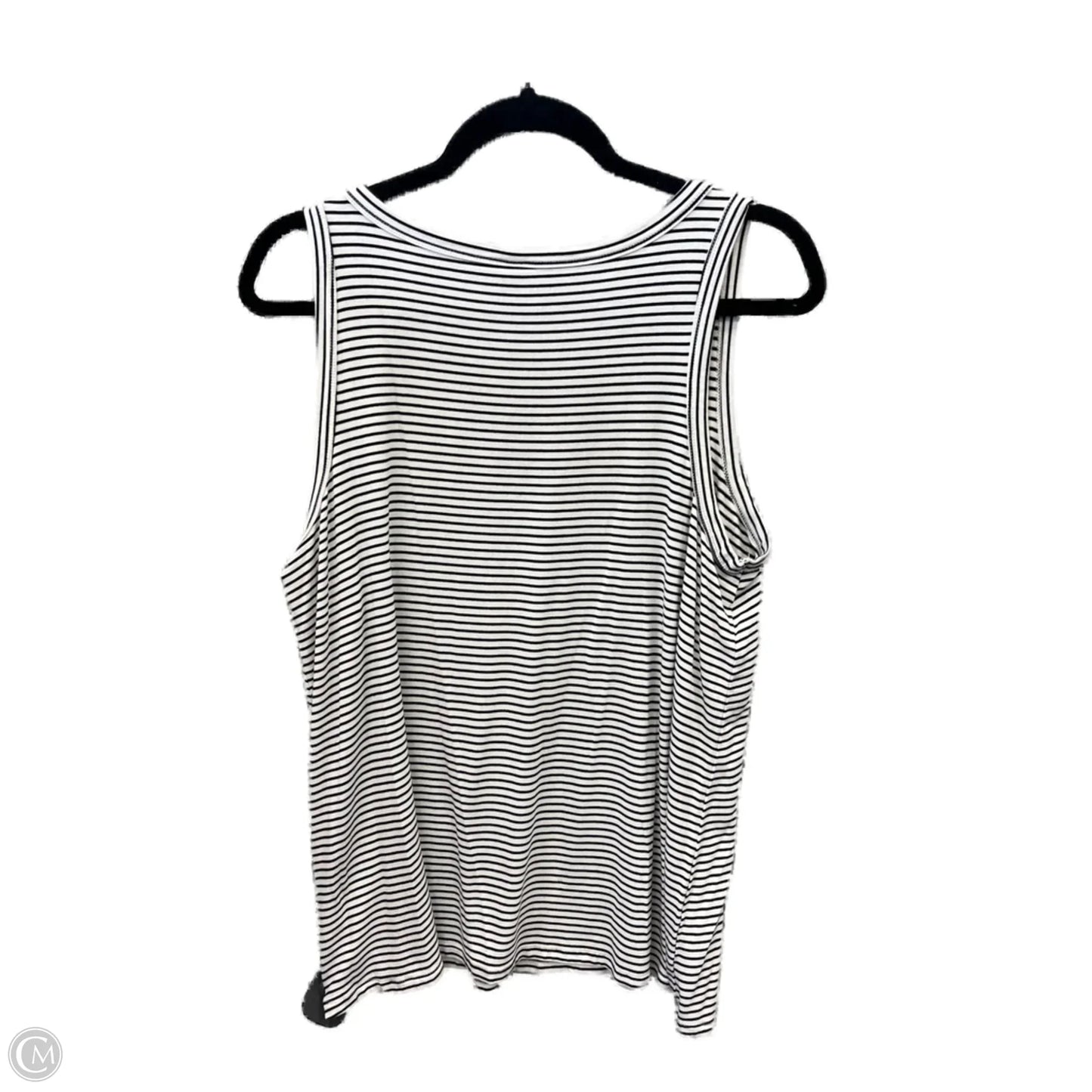 Top Sleeveless By Old Navy In Striped Pattern, Size: L