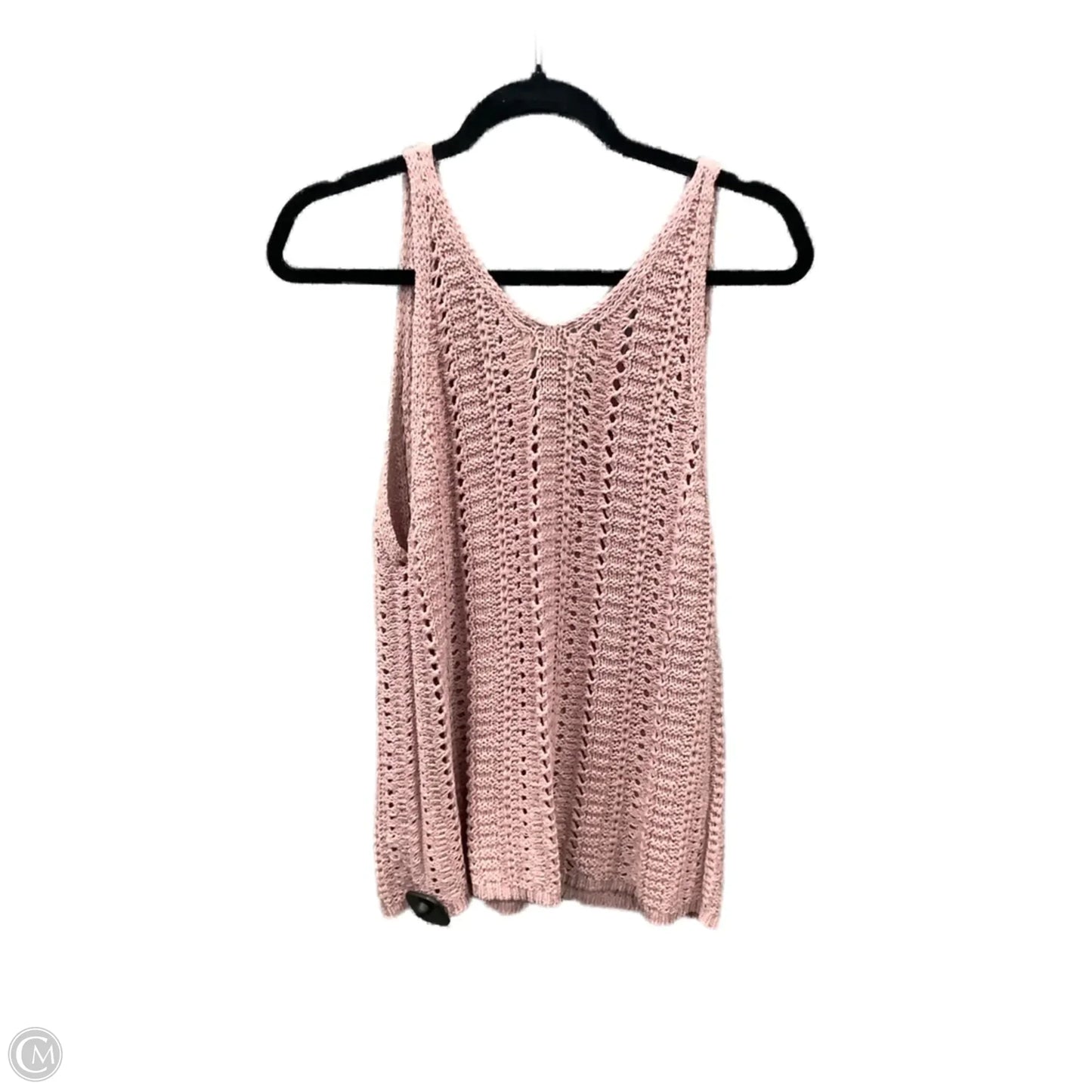 Top Sleeveless By Universal Thread In Pink, Size: L