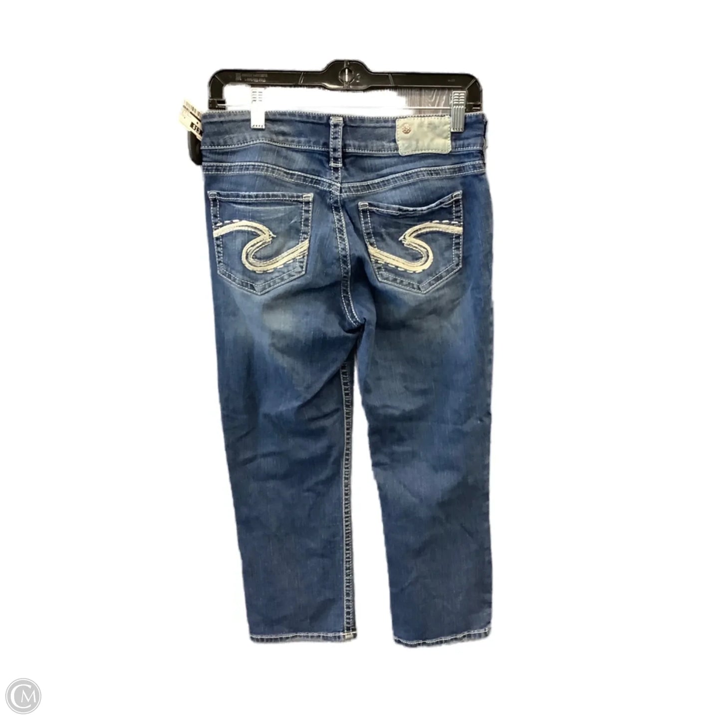 Capris By Silver In Blue Denim, Size: 8