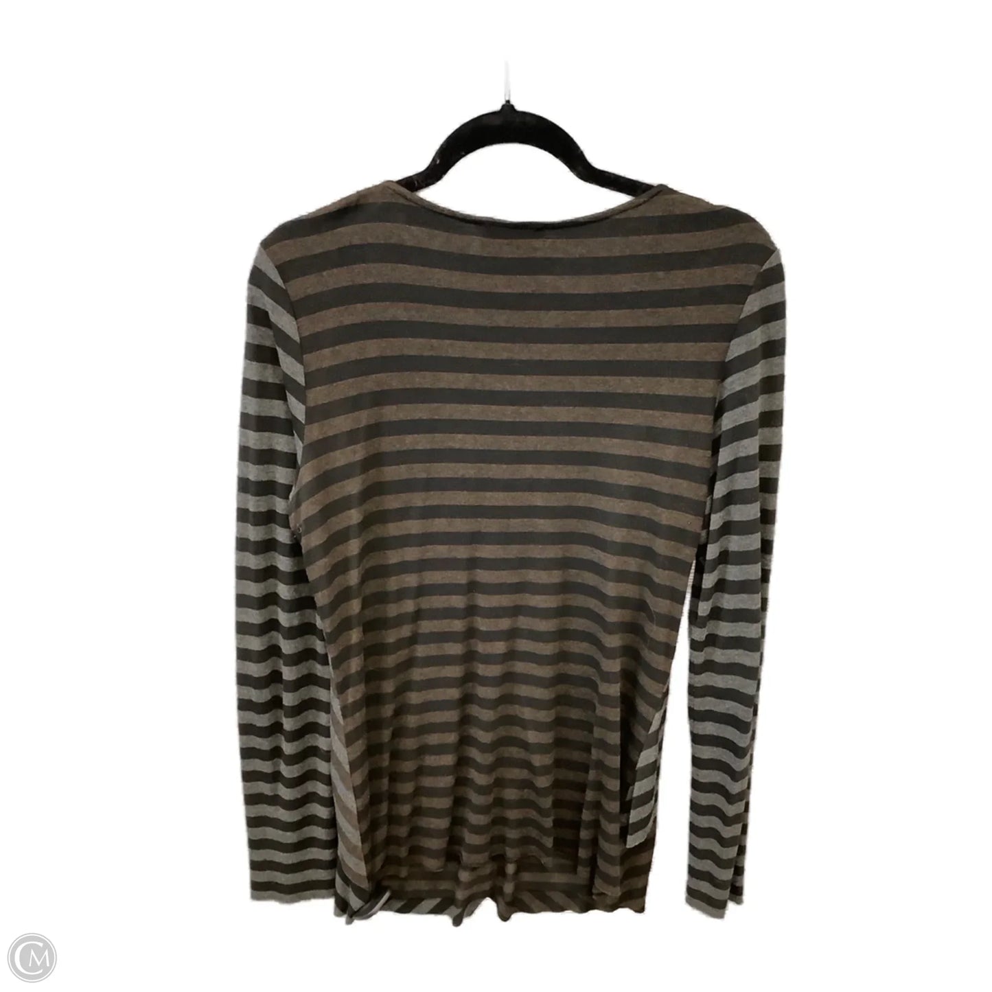 Top Long Sleeve By Joseph Ribkoff In Striped Pattern, Size: M