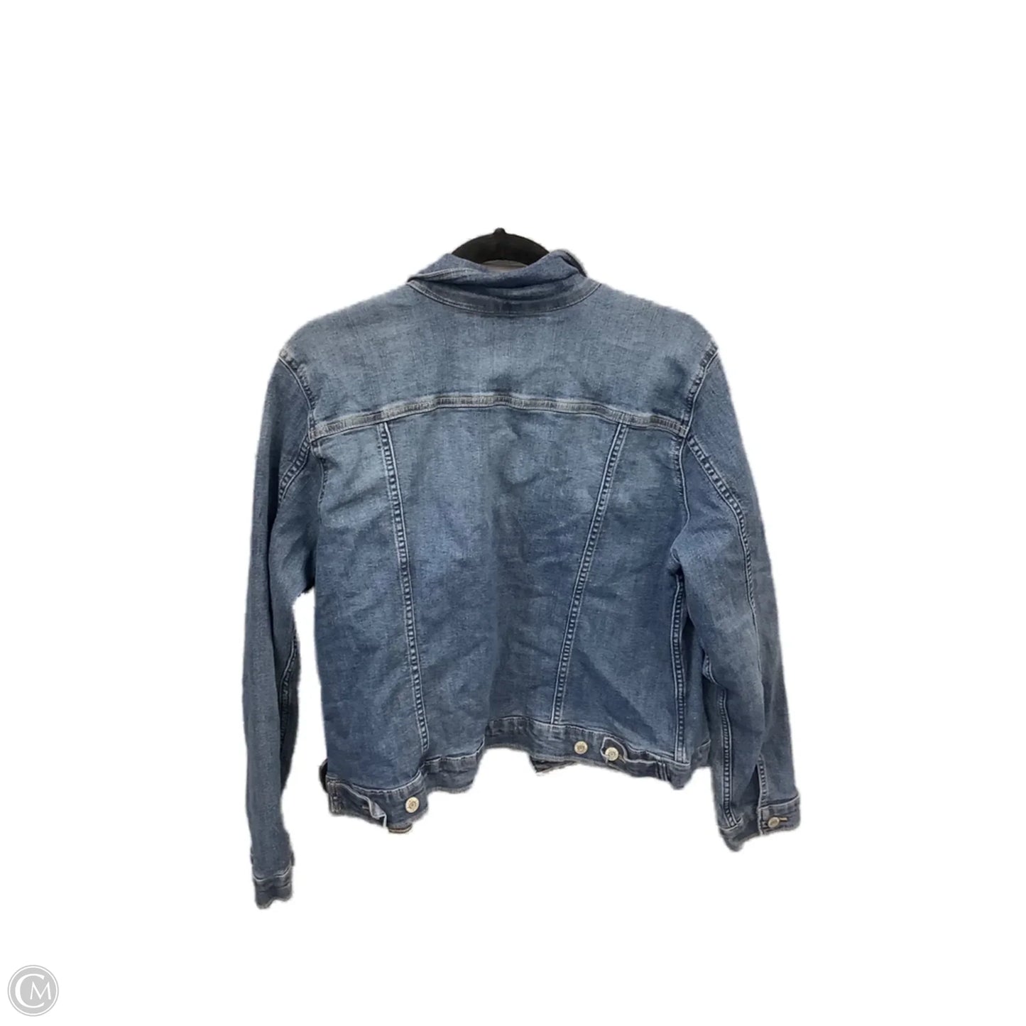 Jacket Denim By Levis In Blue Denim, Size: Xxl