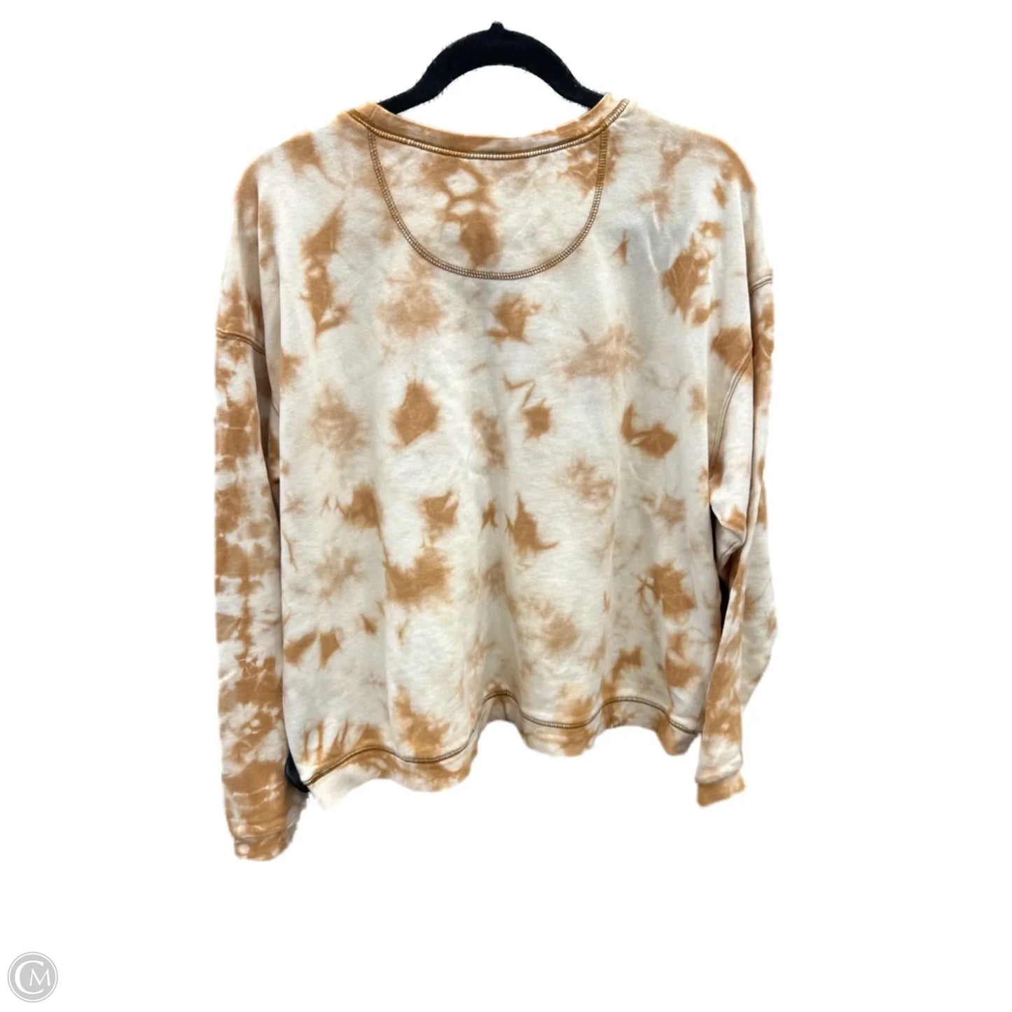 Sweatshirt Crewneck By Time And Tru In Brown, Size: L