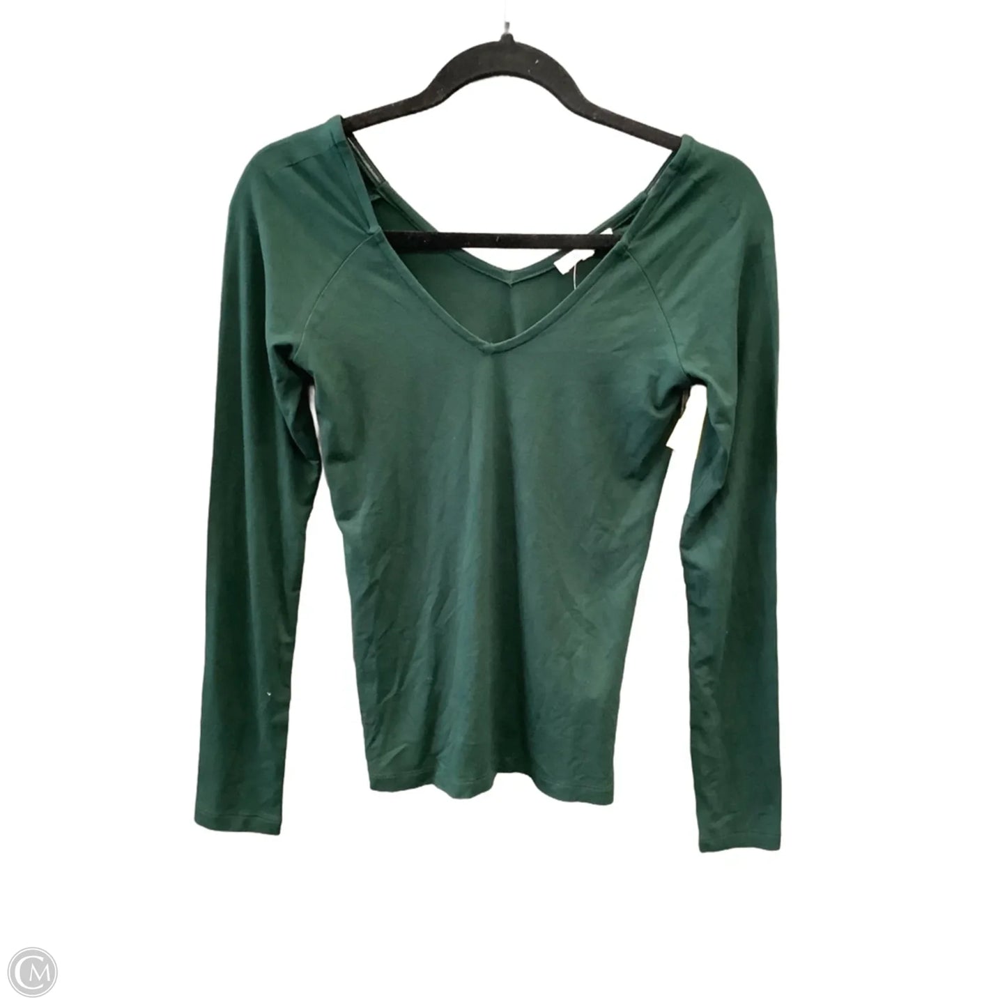 Top Long Sleeve By Madewell In Green, Size: S