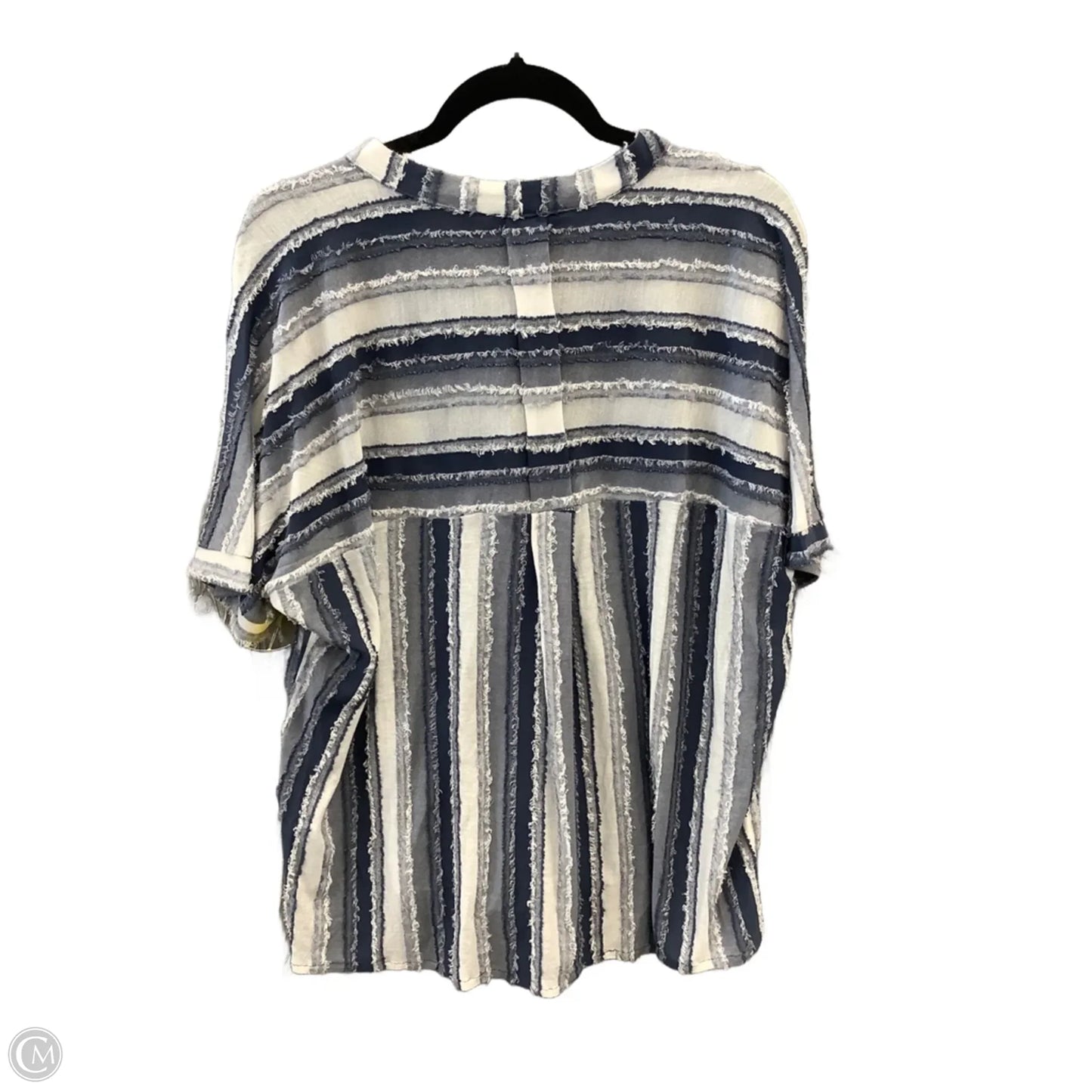 Top Short Sleeve By Clothes Mentor In Striped Pattern, Size: S