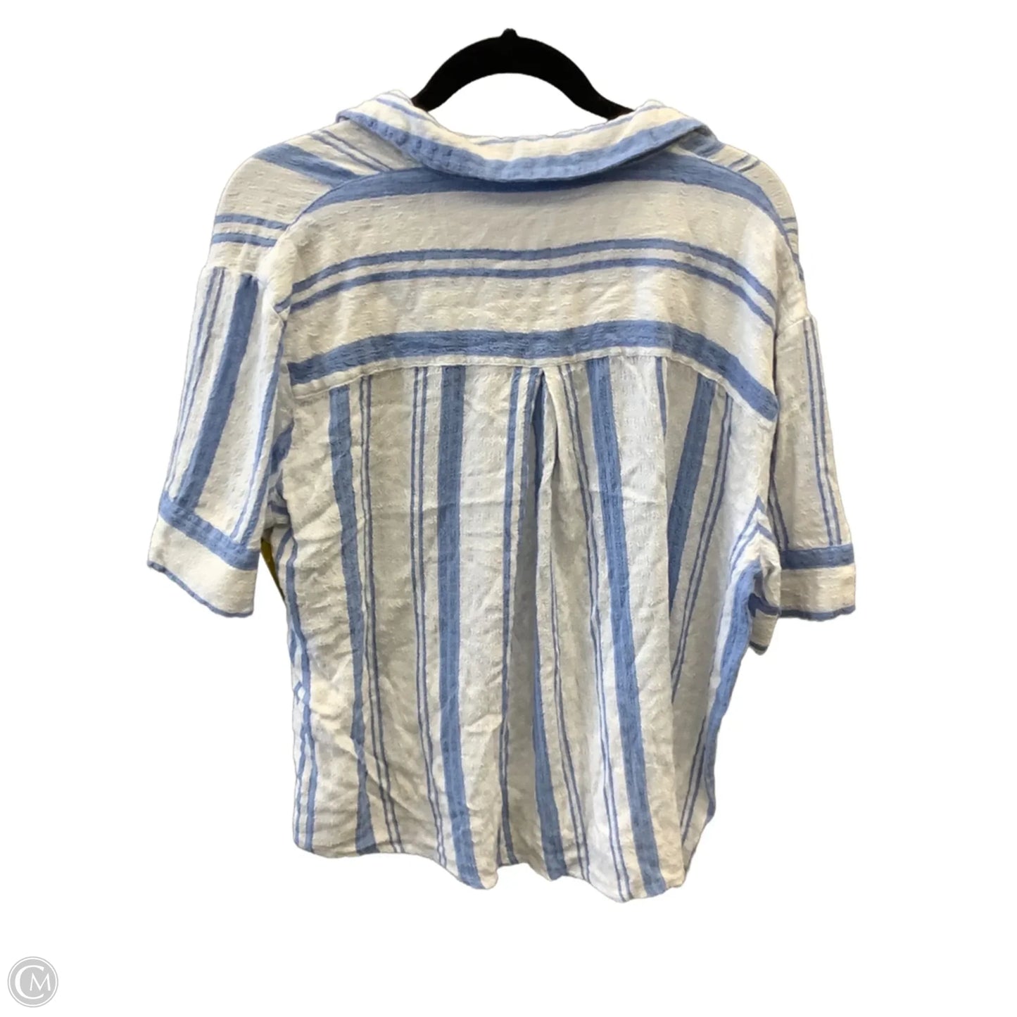 Top Short Sleeve By Jane And Delancey In Striped Pattern, Size: L