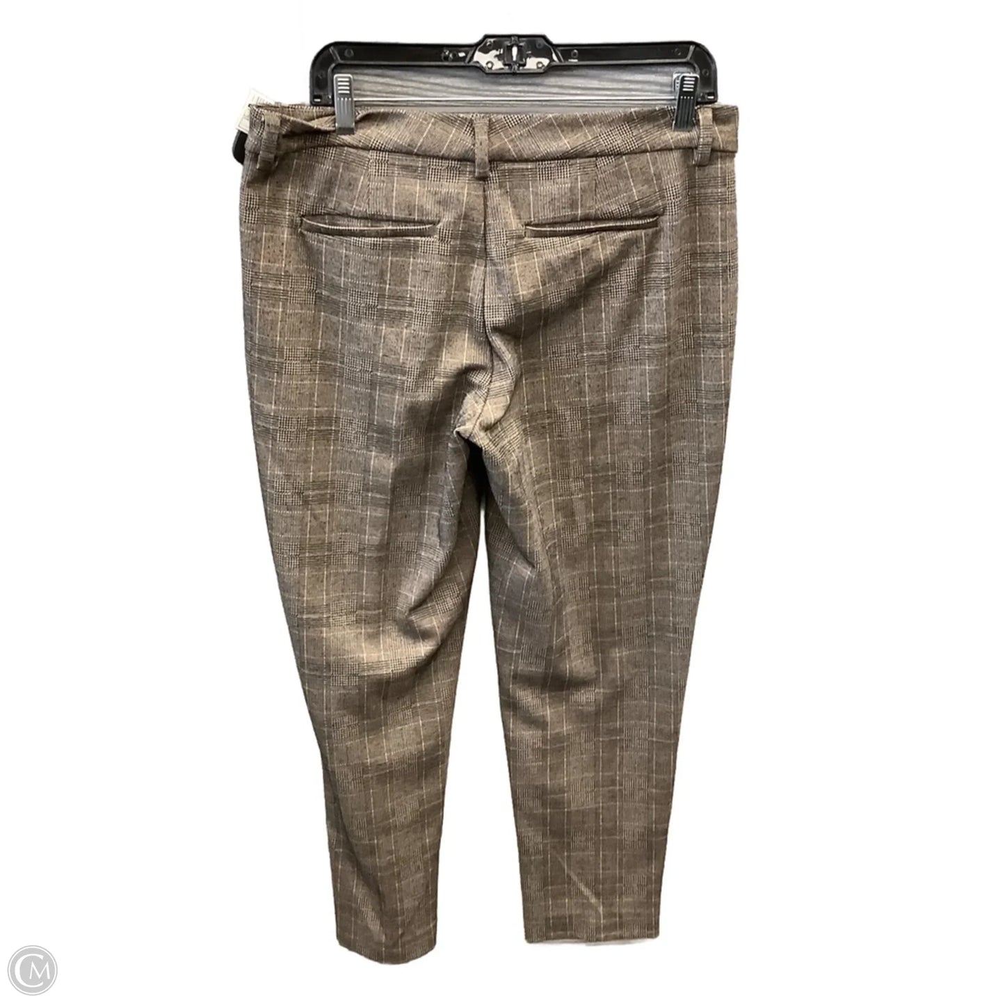 Pants Dress By Liverpool In Plaid Pattern, Size: 10