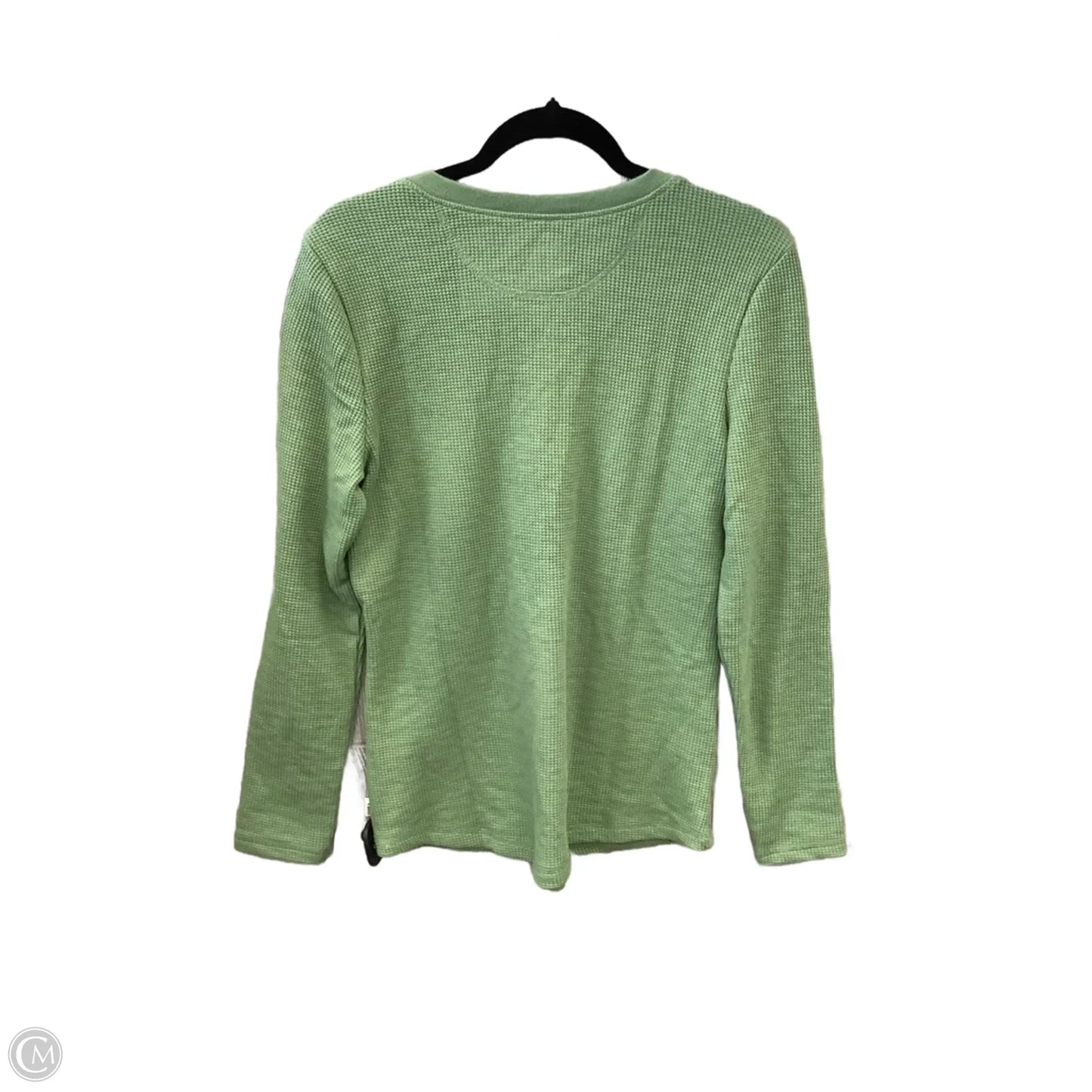 Top Long Sleeve Basic By Eddie Bauer In Green, Size: L