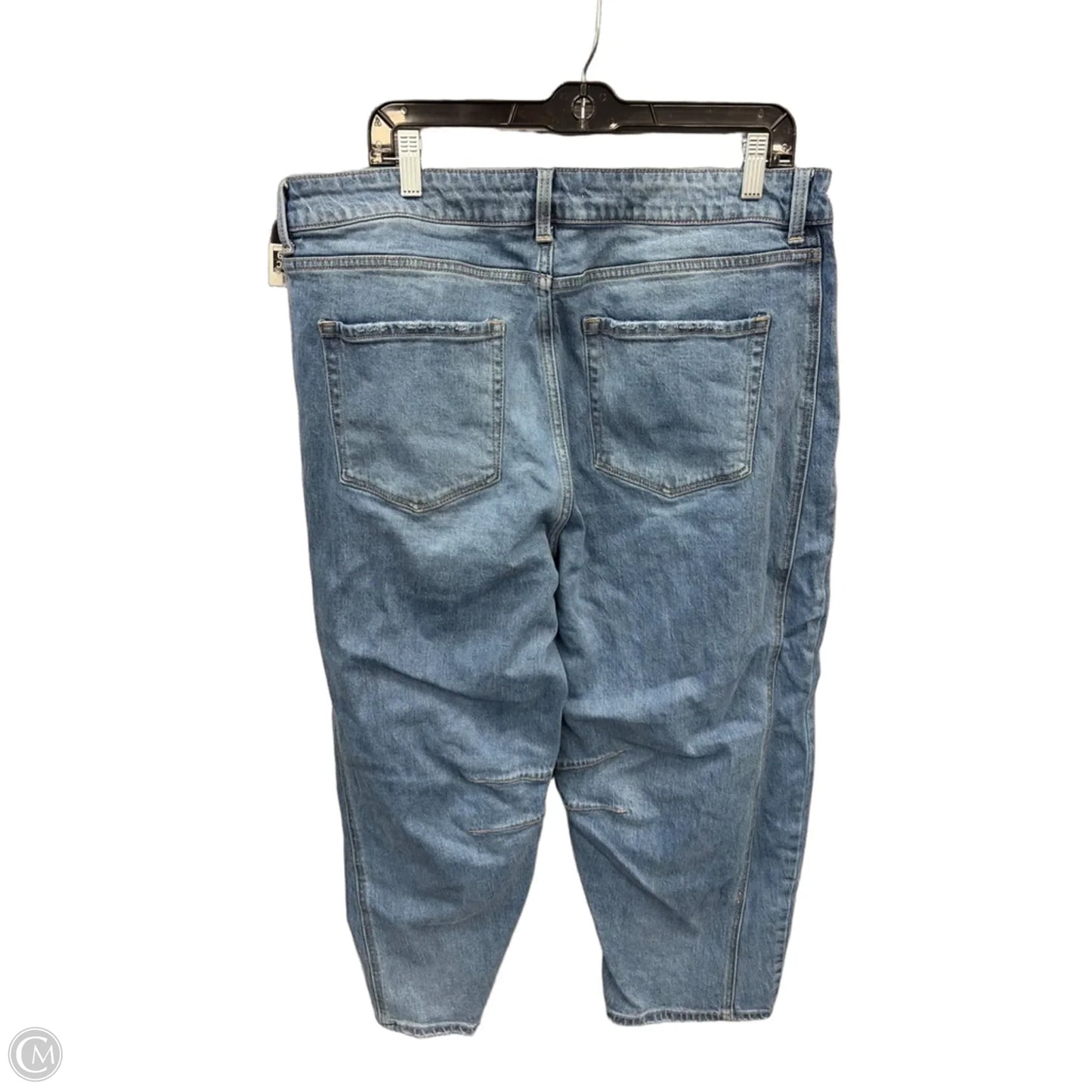 Jeans Cropped By Vervet In Blue Denim, Size: 18