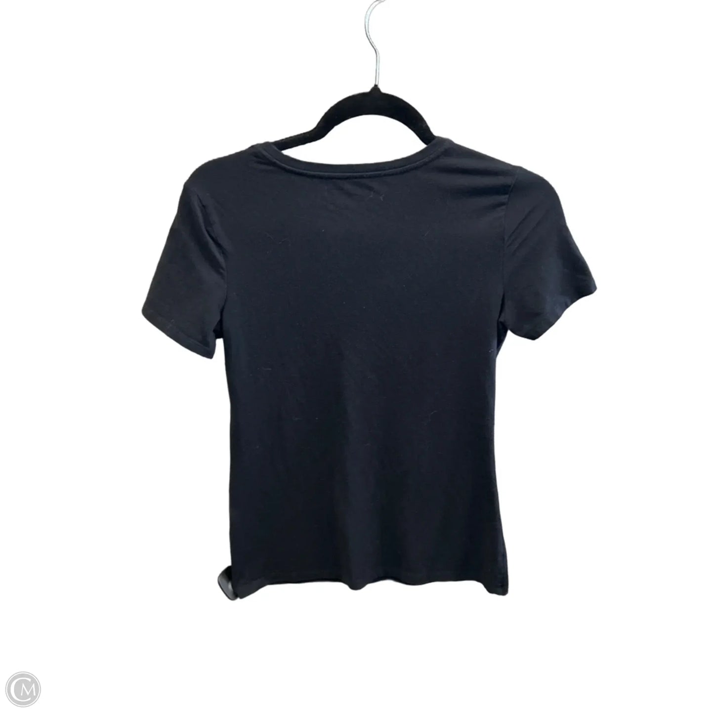 Top Short Sleeve Basic By Amazon Essentials In Black, Size: S