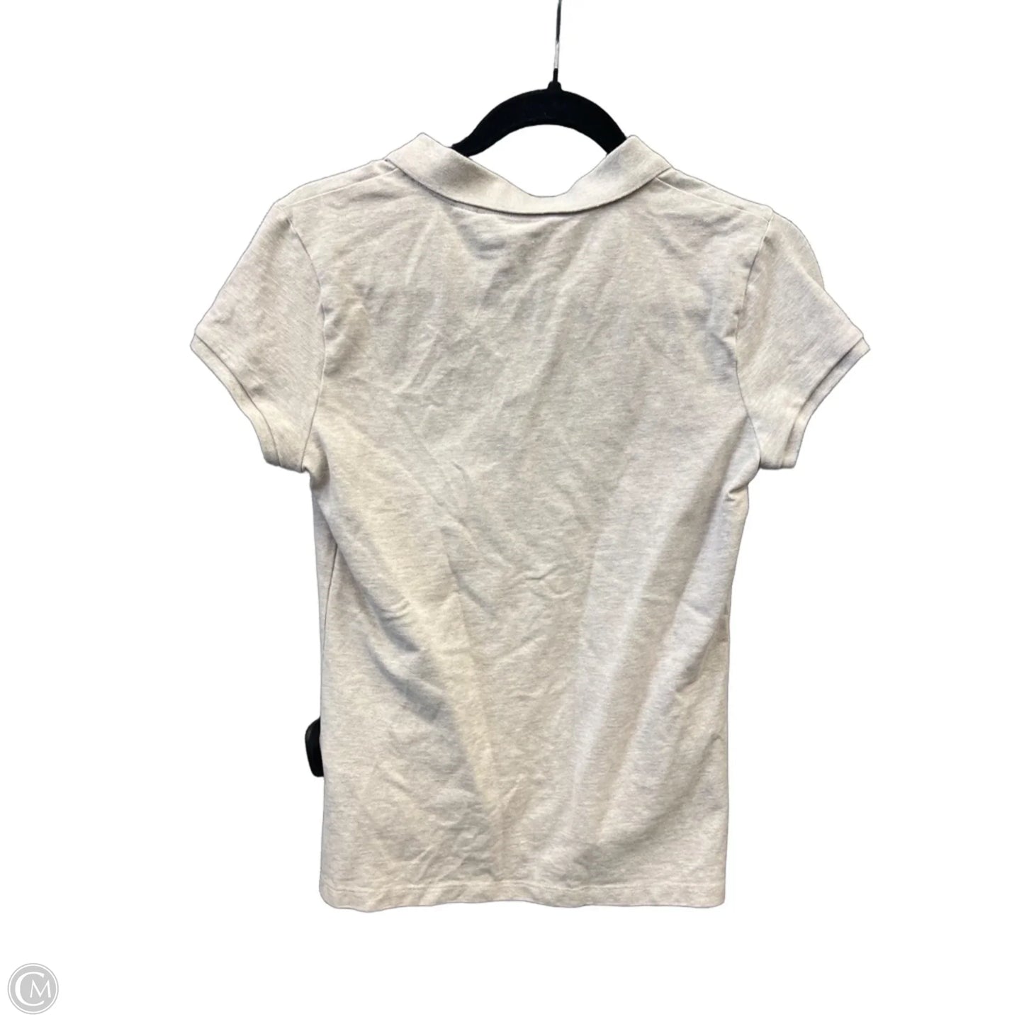 Top Short Sleeve By Calvin Klein In Cream, Size: S