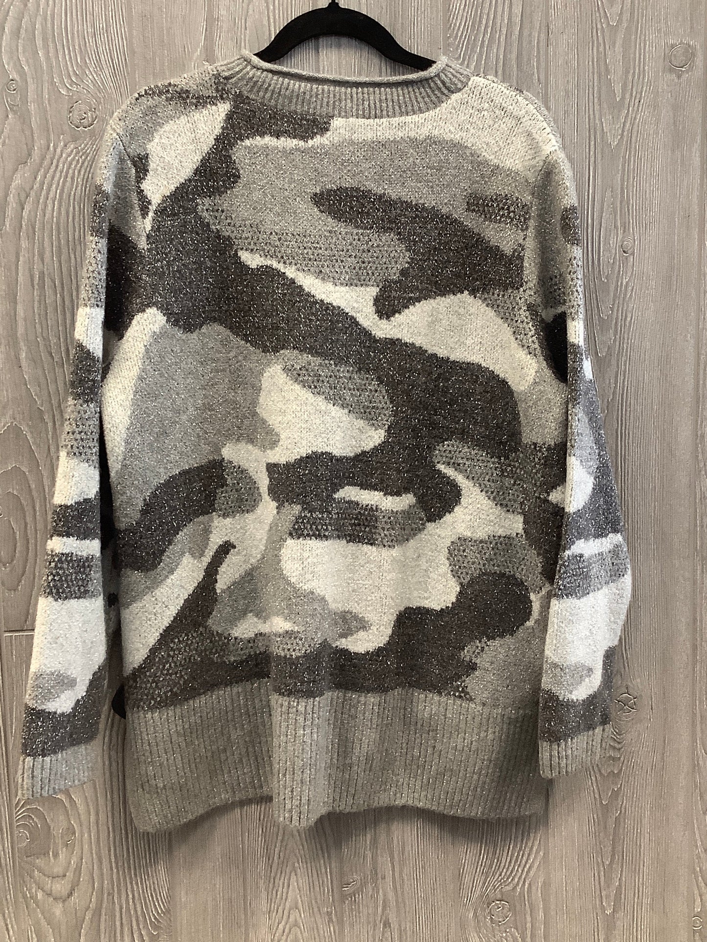 Sweater By Talbots In Grey, Size: L