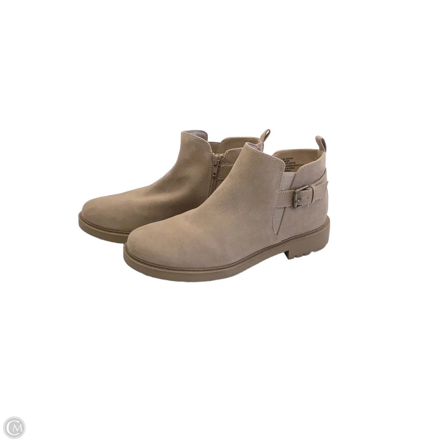 Boots Ankle Flats By Esprit In Tan, Size: 7.5