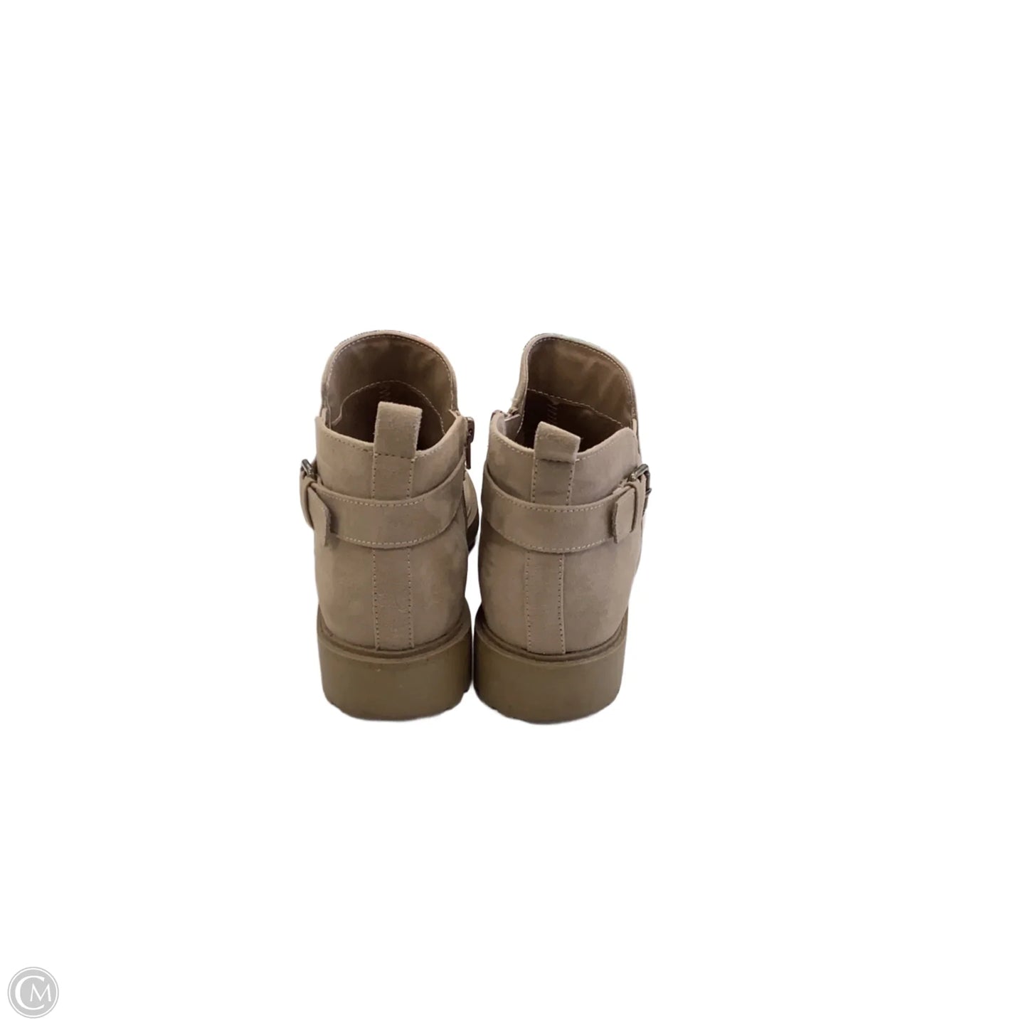 Boots Ankle Flats By Esprit In Tan, Size: 7.5