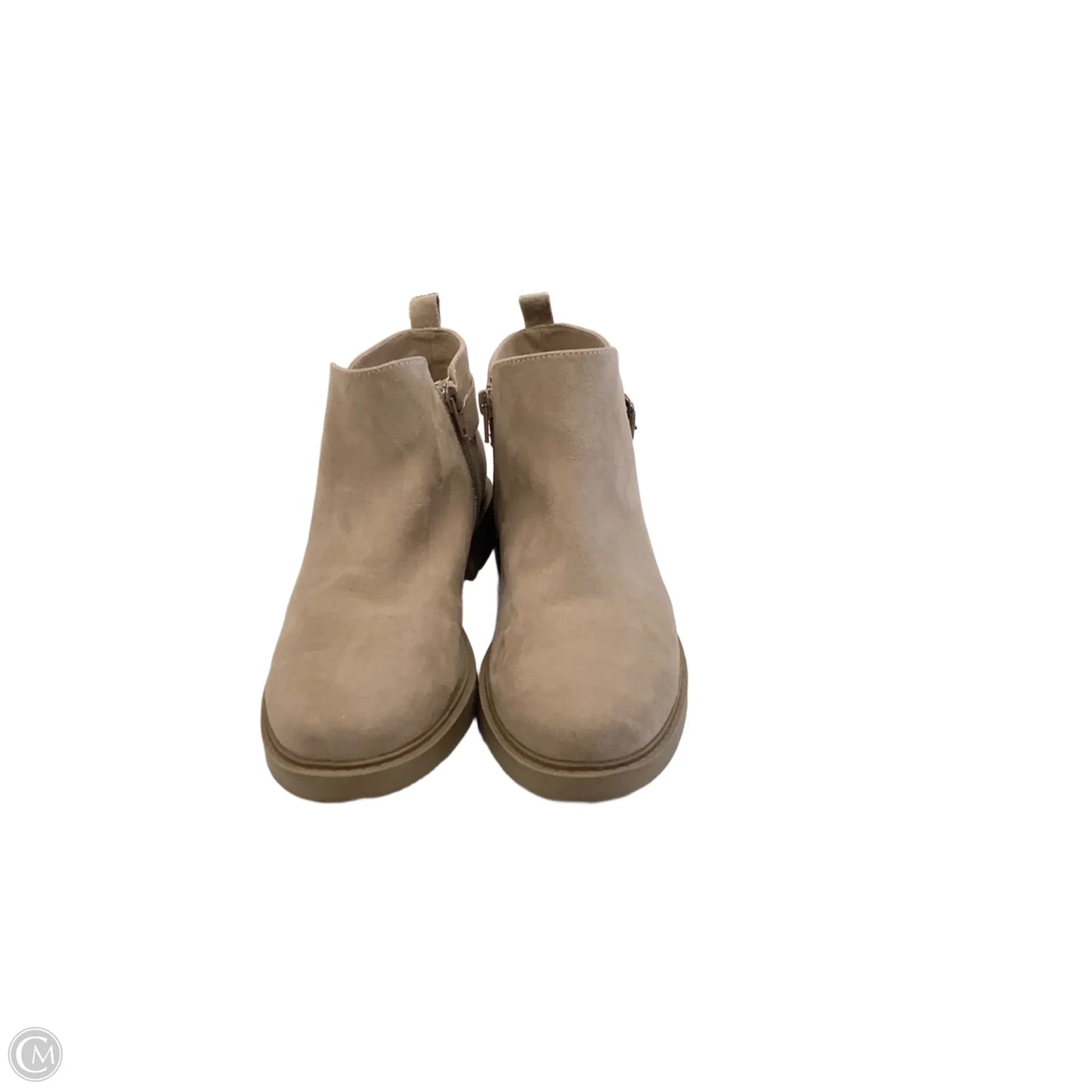 Boots Ankle Flats By Esprit In Tan, Size: 7.5