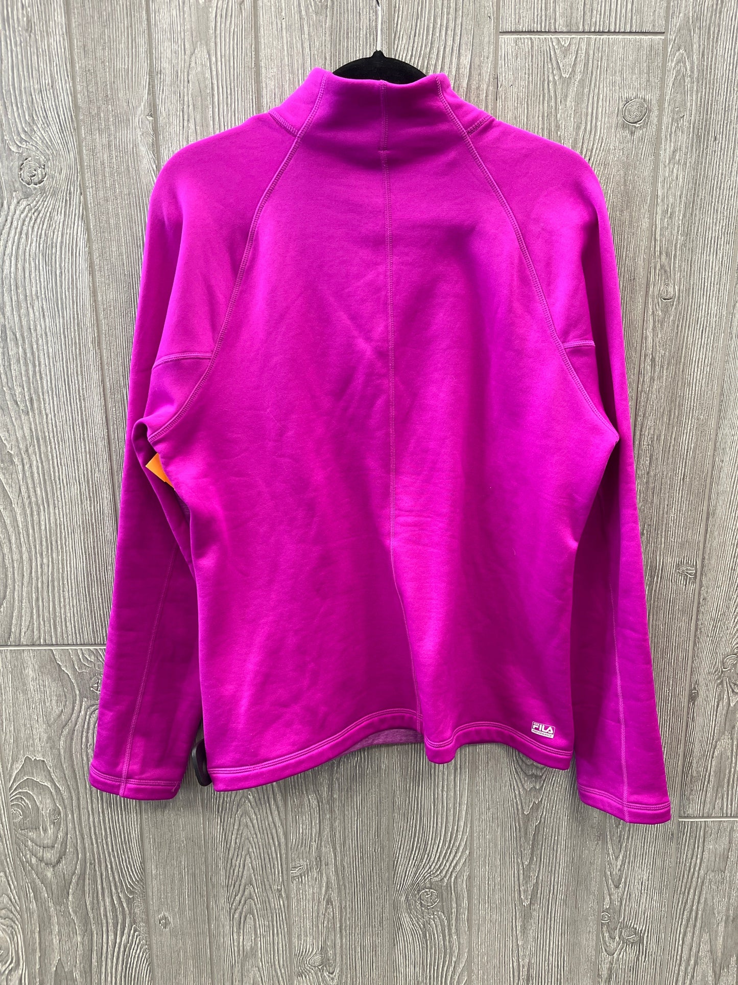 Athletic Sweatshirt Collar By Fila In Purple, Size: Xl