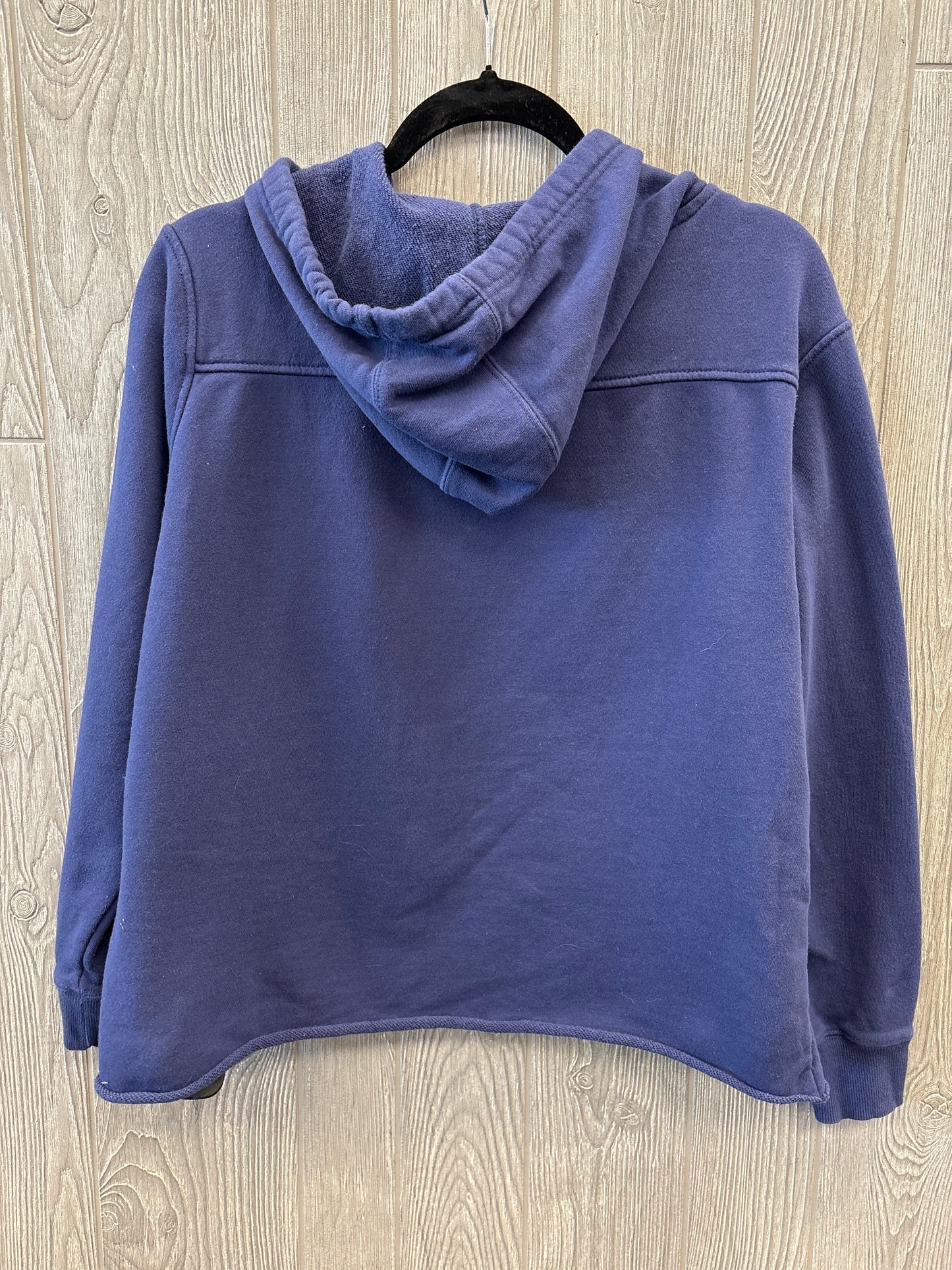 Sweatshirt Hoodie By Clothes Mentor In Navy, Size: Xl