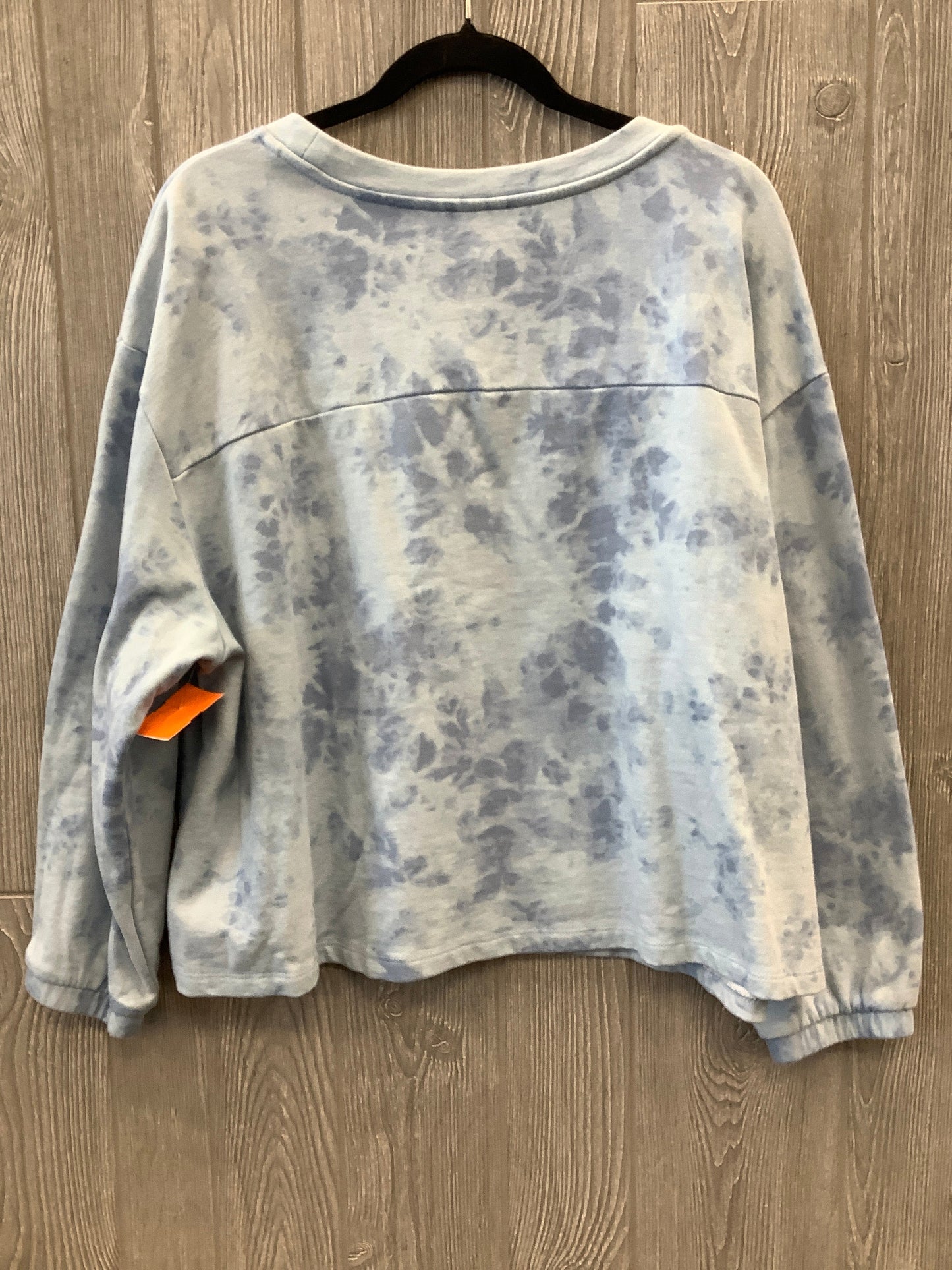 Top Long Sleeve By Clothes Mentor In Blue, Size: 1x