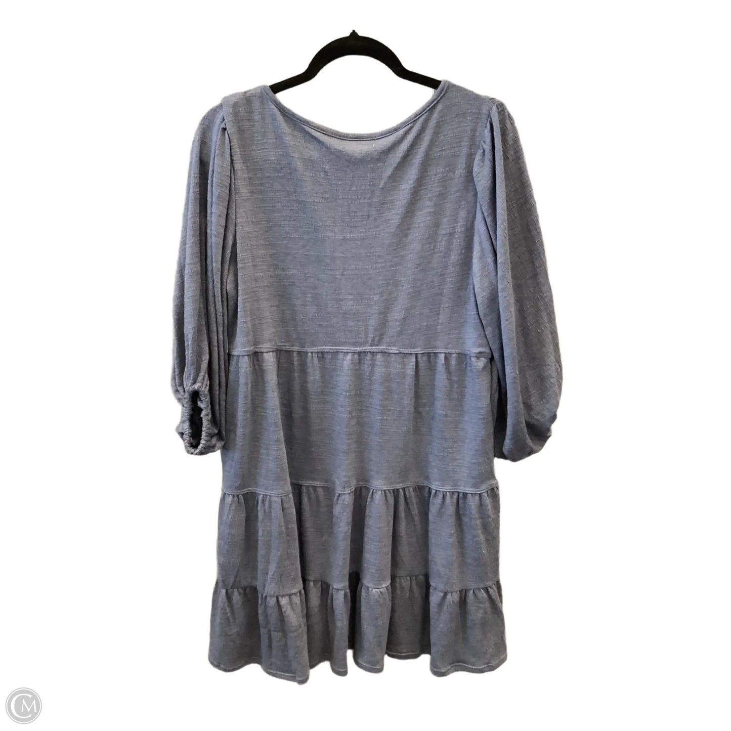 Dress Casual Midi By Max Studio In Blue, Size: L