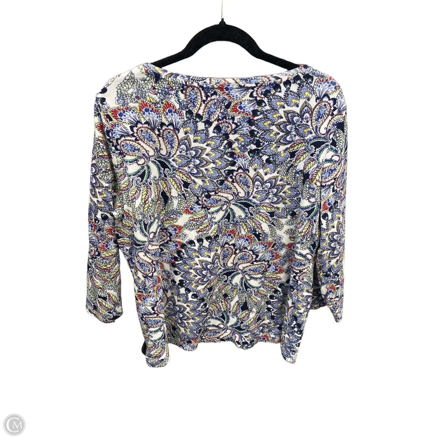 Top Long Sleeve By Talbots In Multi-colored, Size: Xl