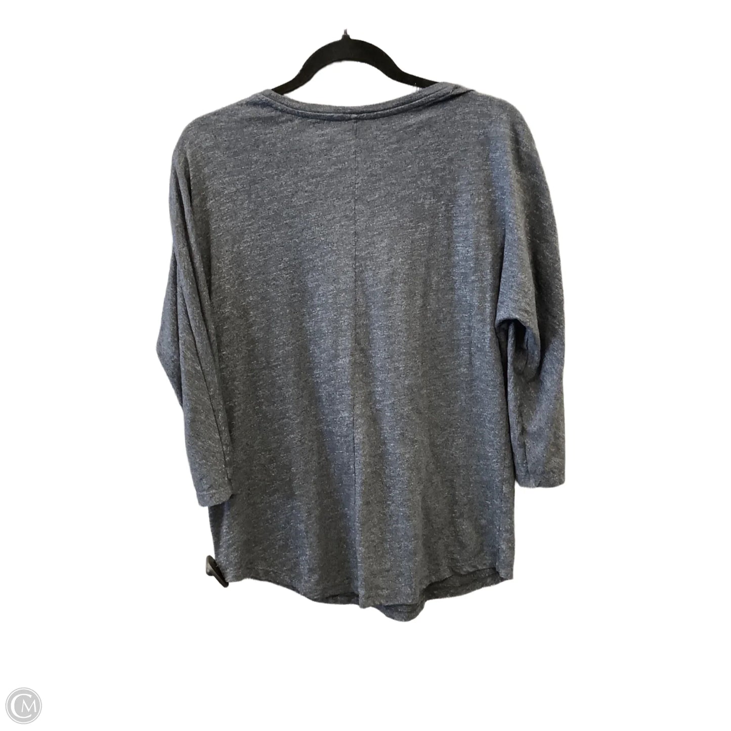 Top Long Sleeve Basic By Sonoma In Grey, Size: M