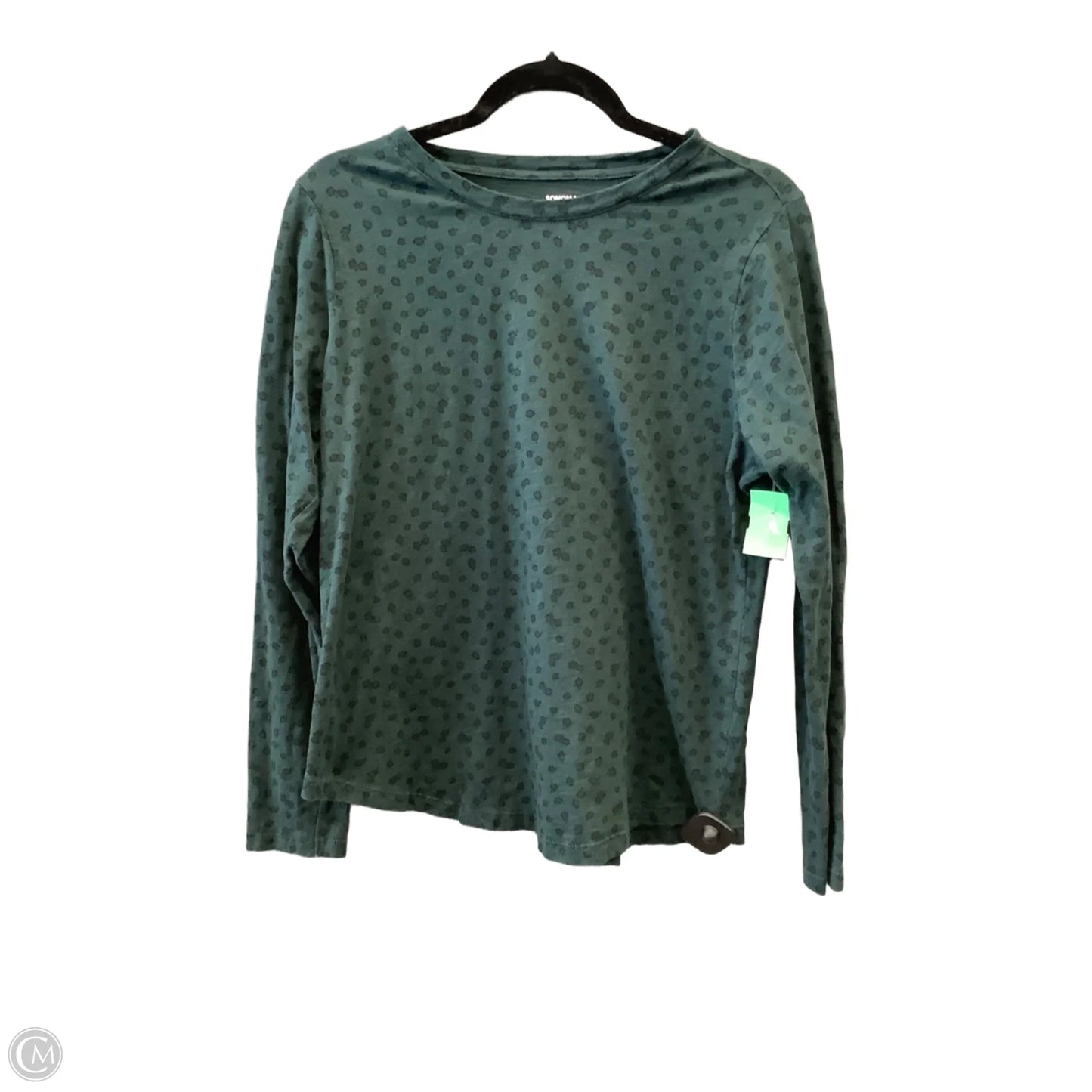 Top Long Sleeve By Sonoma In Green, Size: M
