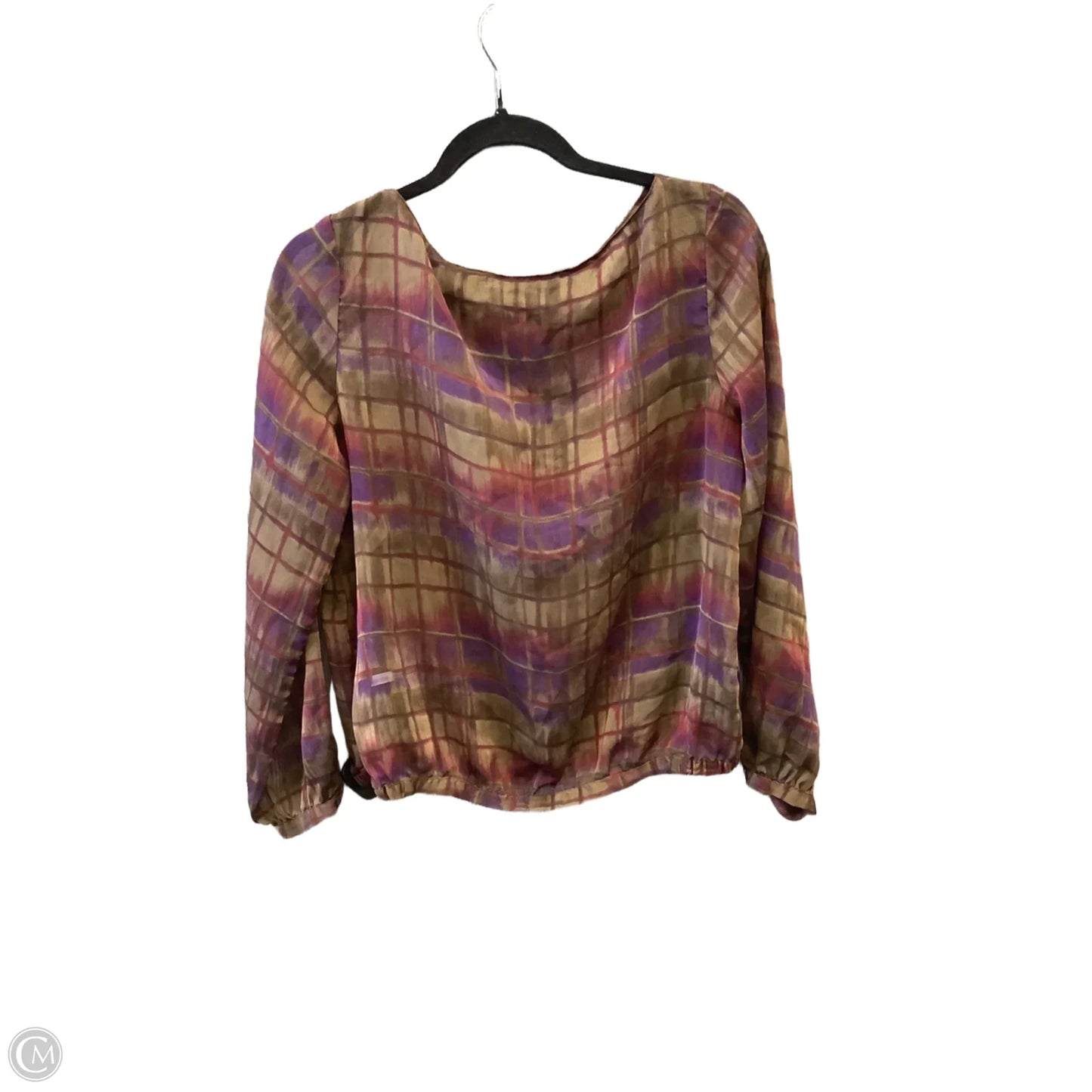 Top Long Sleeve By New York And Co In Brown, Size: M