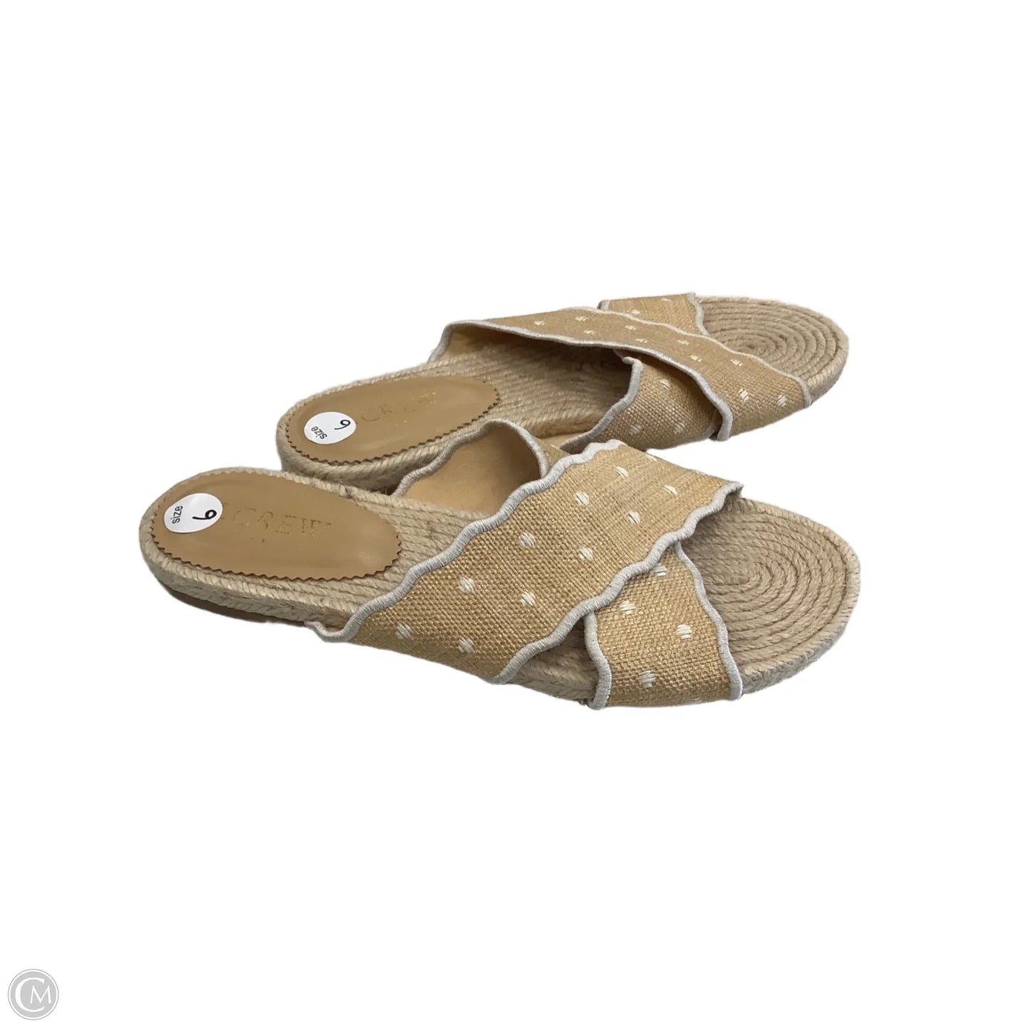 Sandals Flats By J. Crew In Tan, Size: 6